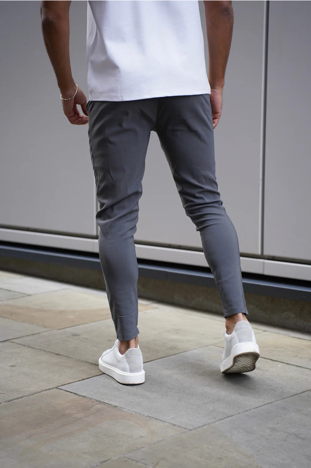CAPO SMART ACTIVE STRETCH PANT TROUSER - CHARCOAL