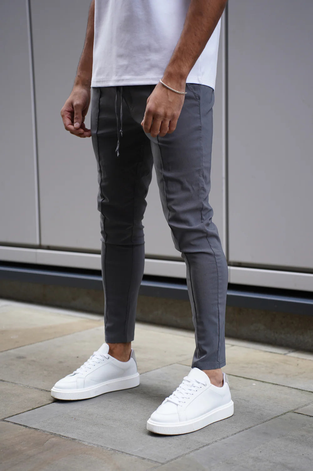 CAPO SMART ACTIVE STRETCH PANT TROUSER - CHARCOAL
