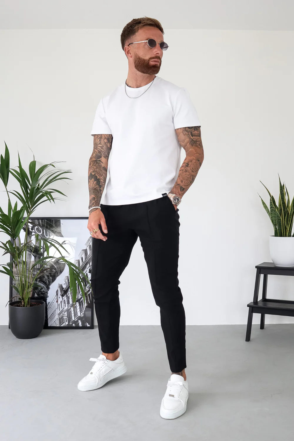 Capo SMART ACTIVE STRETCH Trouser PANT - BLACK