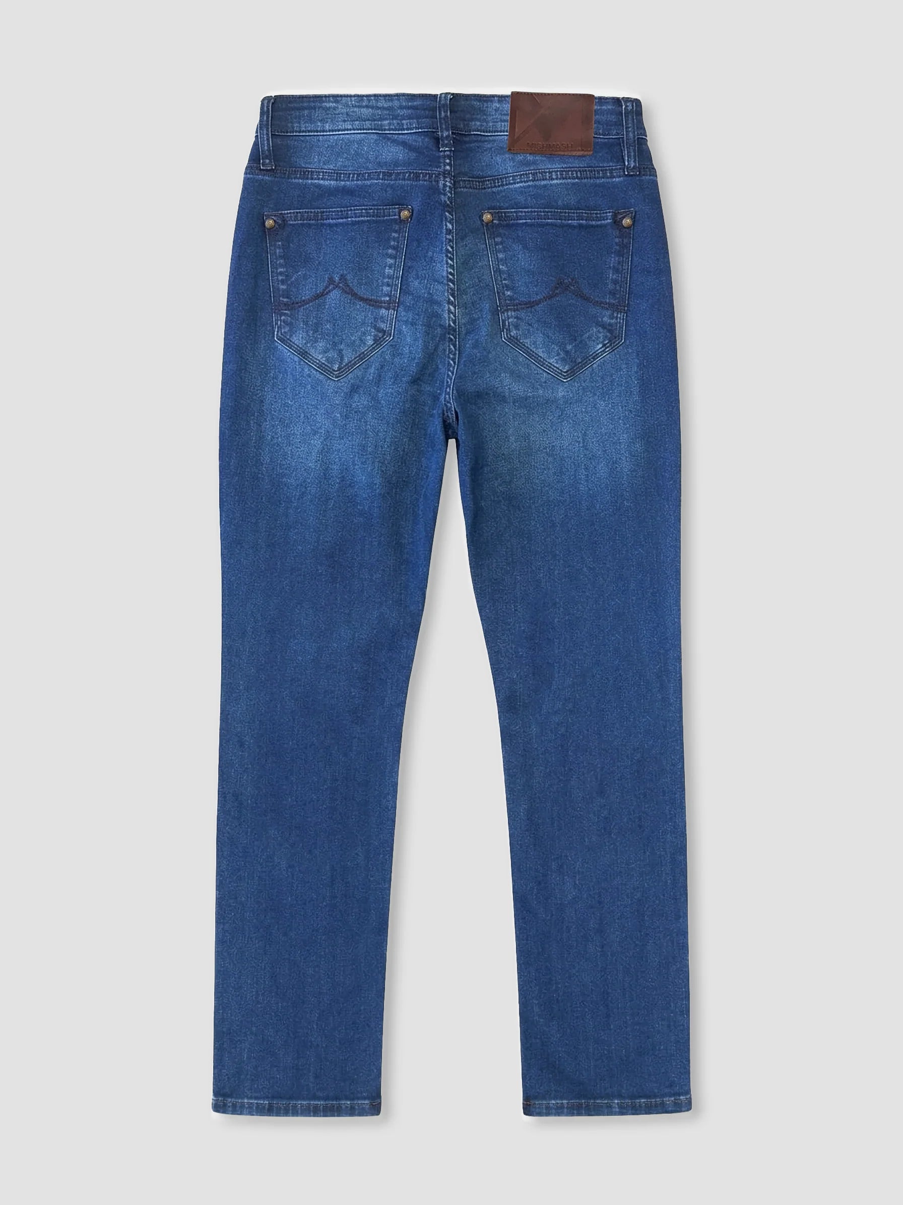 Mish Mash 1984 Tapered Fit Seltzer Blue Black Denim BLUE/BLACK