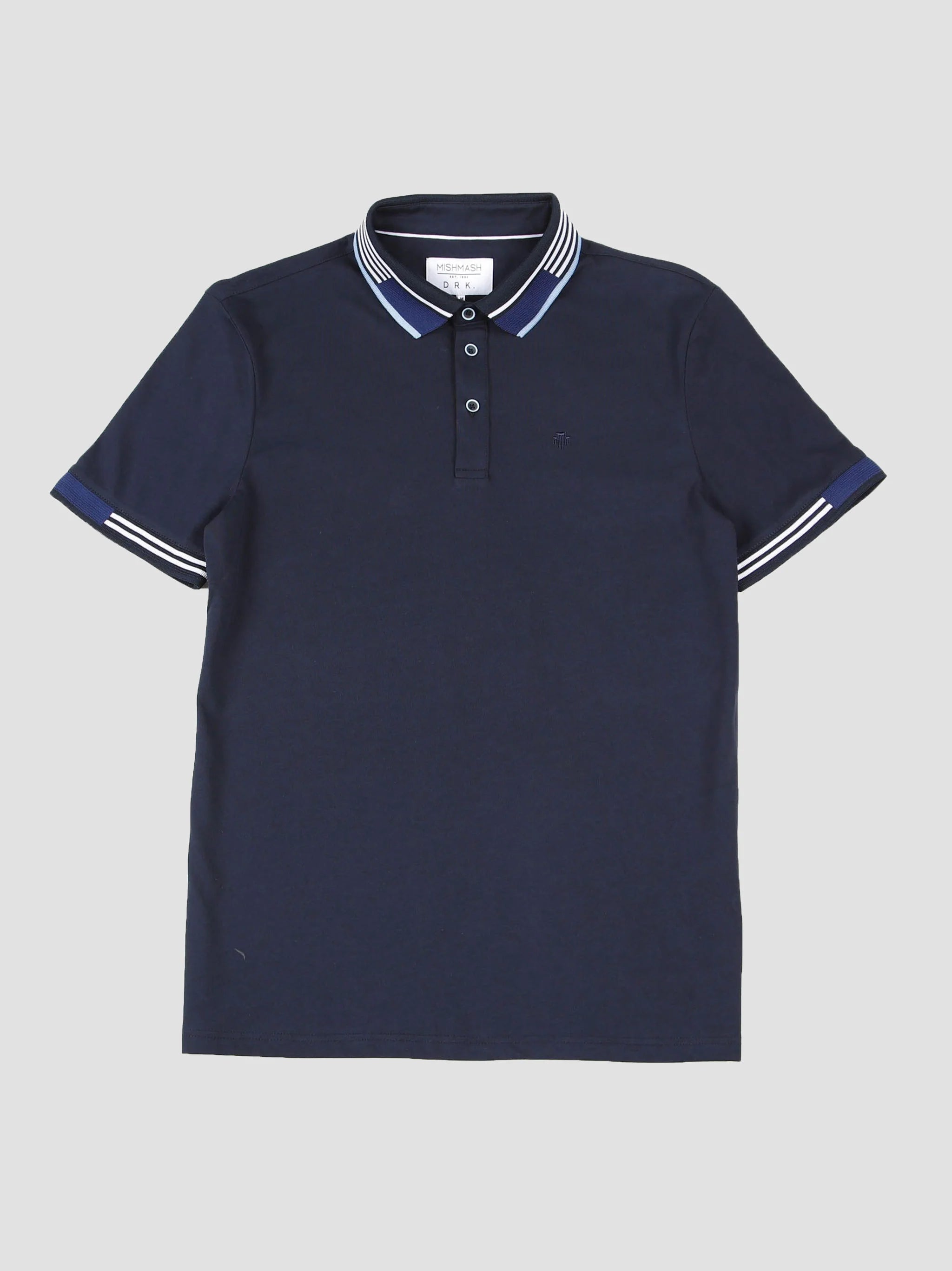 Mish Mash Regular Fit Cotton Jersey Polo Oslo - NAVY
