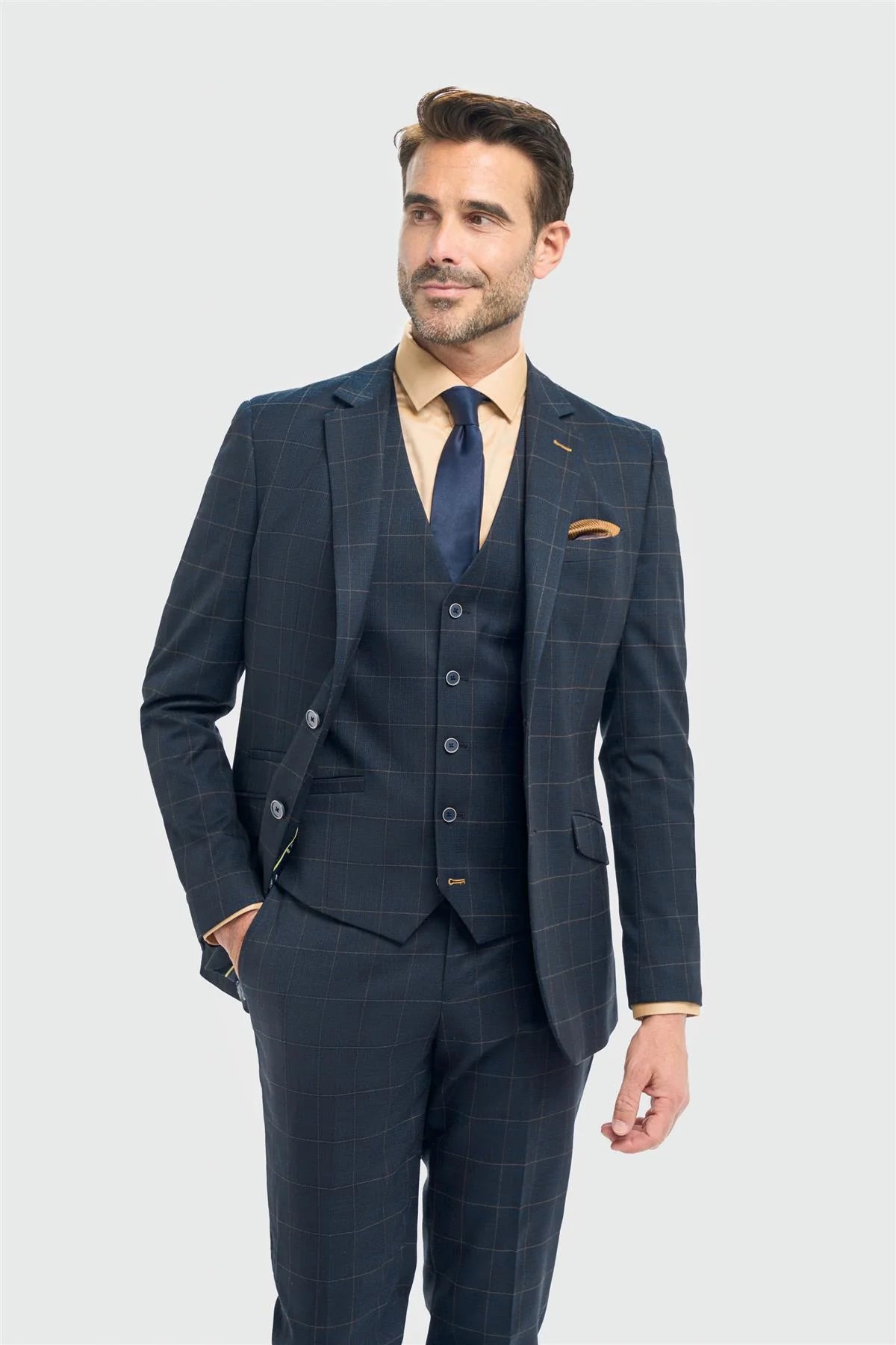 House of Cavani Torino Navy Blazer