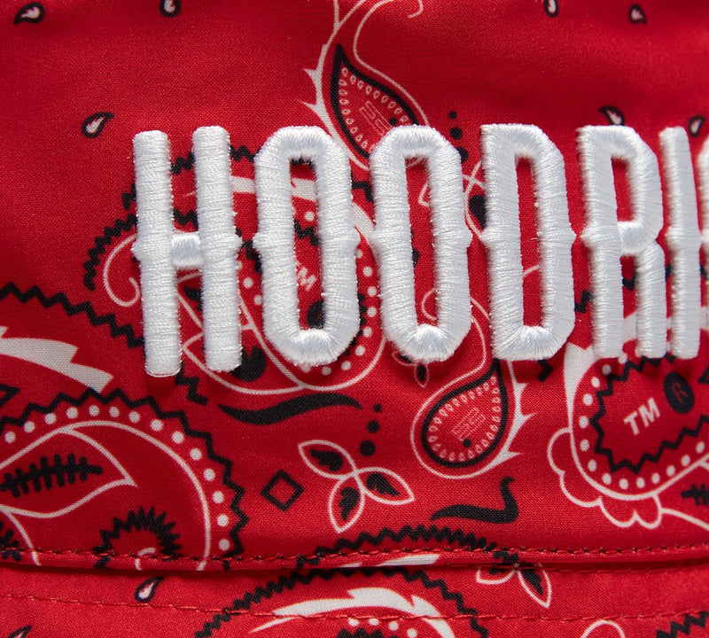 Hoodrich OG Boteh Bucket Hat Red/White