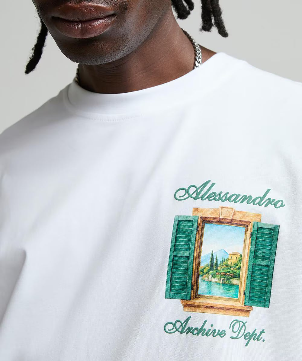 Alessandro Zavetti Ventana T-Shirt OPTIC WHITE