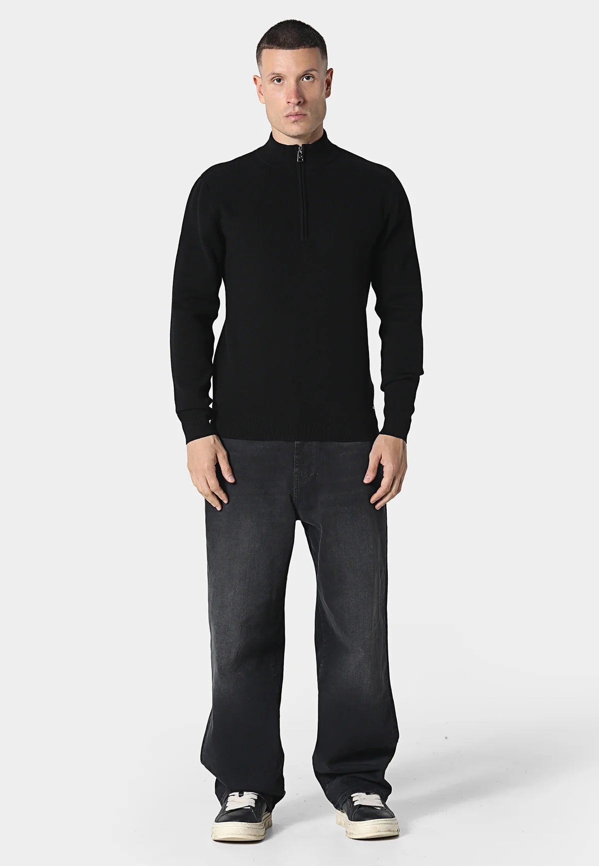 883 Police Syntra Knitwear Black