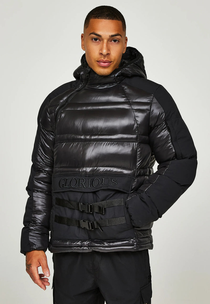 Glorious Gangsta NABREO PUFFER Winter jacket - BLACK