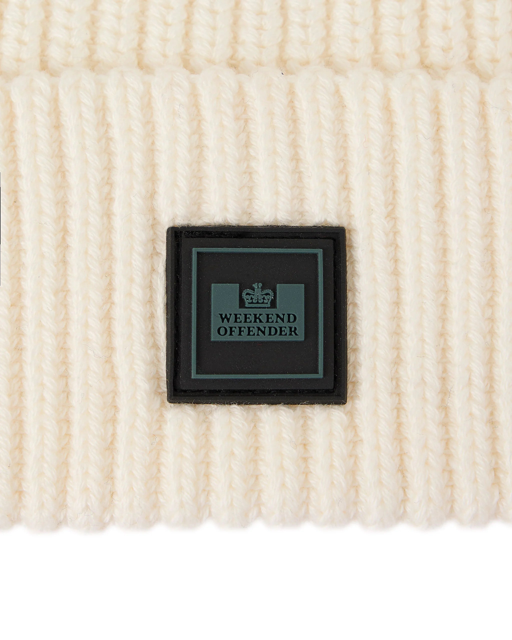 Weekend Offender Kettama Rib Knit Beanie Ivory