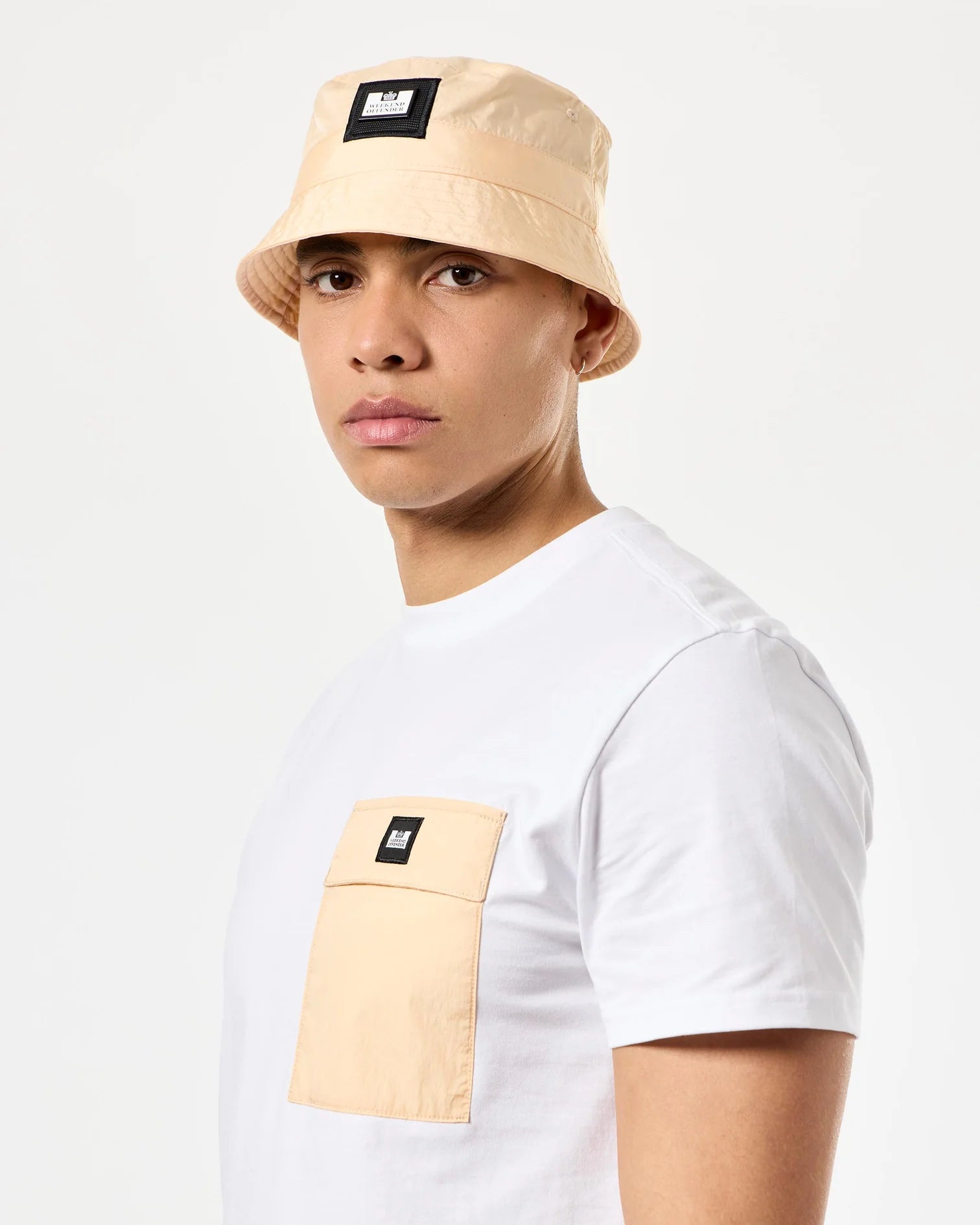 Weekend Offender Long Beach Blvd Bucket Hat Deep Champagne