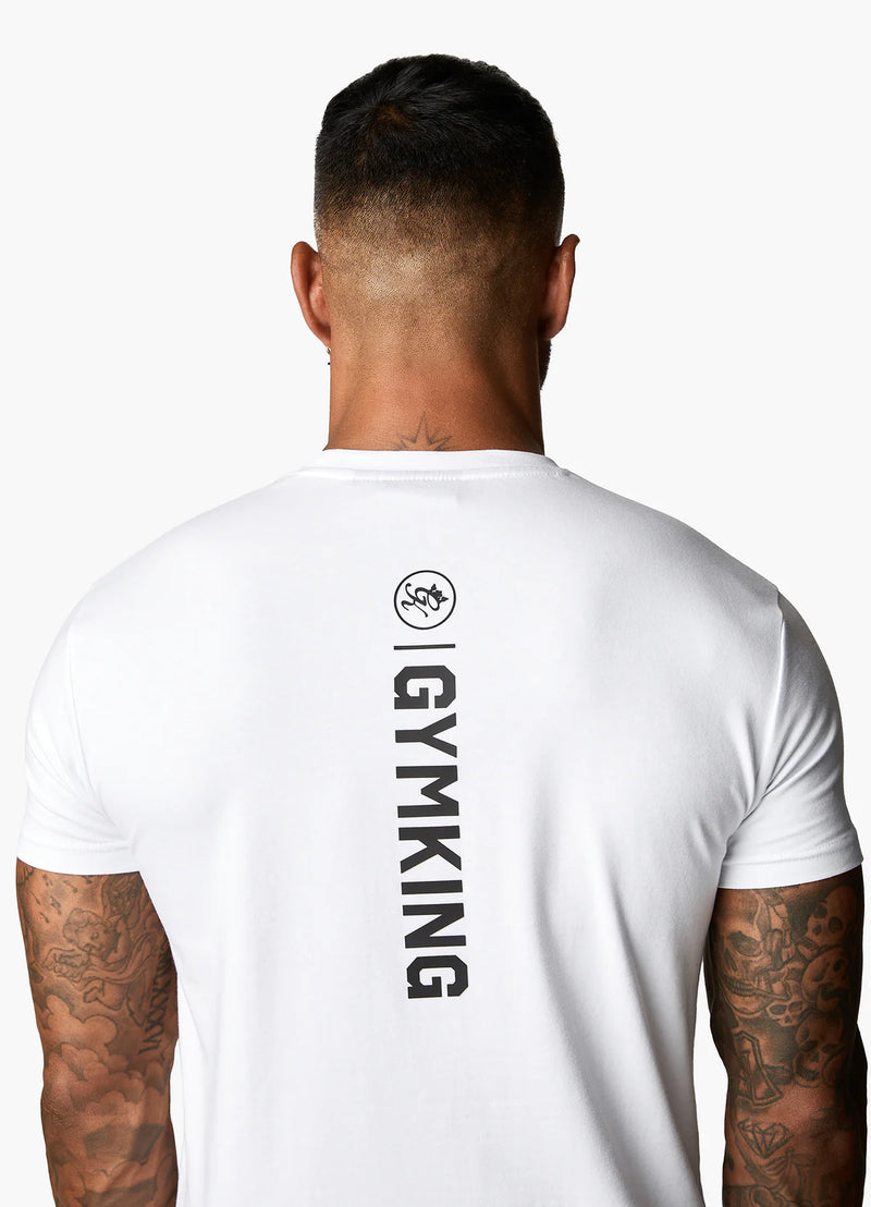 Gym King Aventus T-Shirt - White