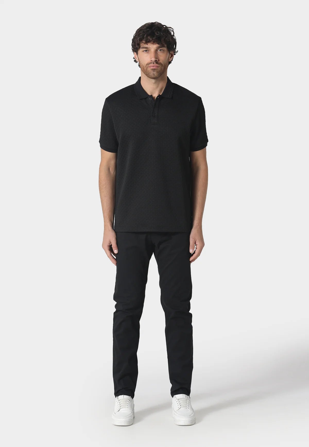 883 Police Mereto Polo Shirt Black