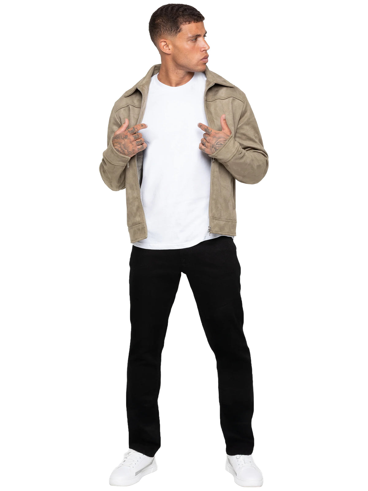Enzo Jeans Damiano Tapered Actiflex Jeans Black