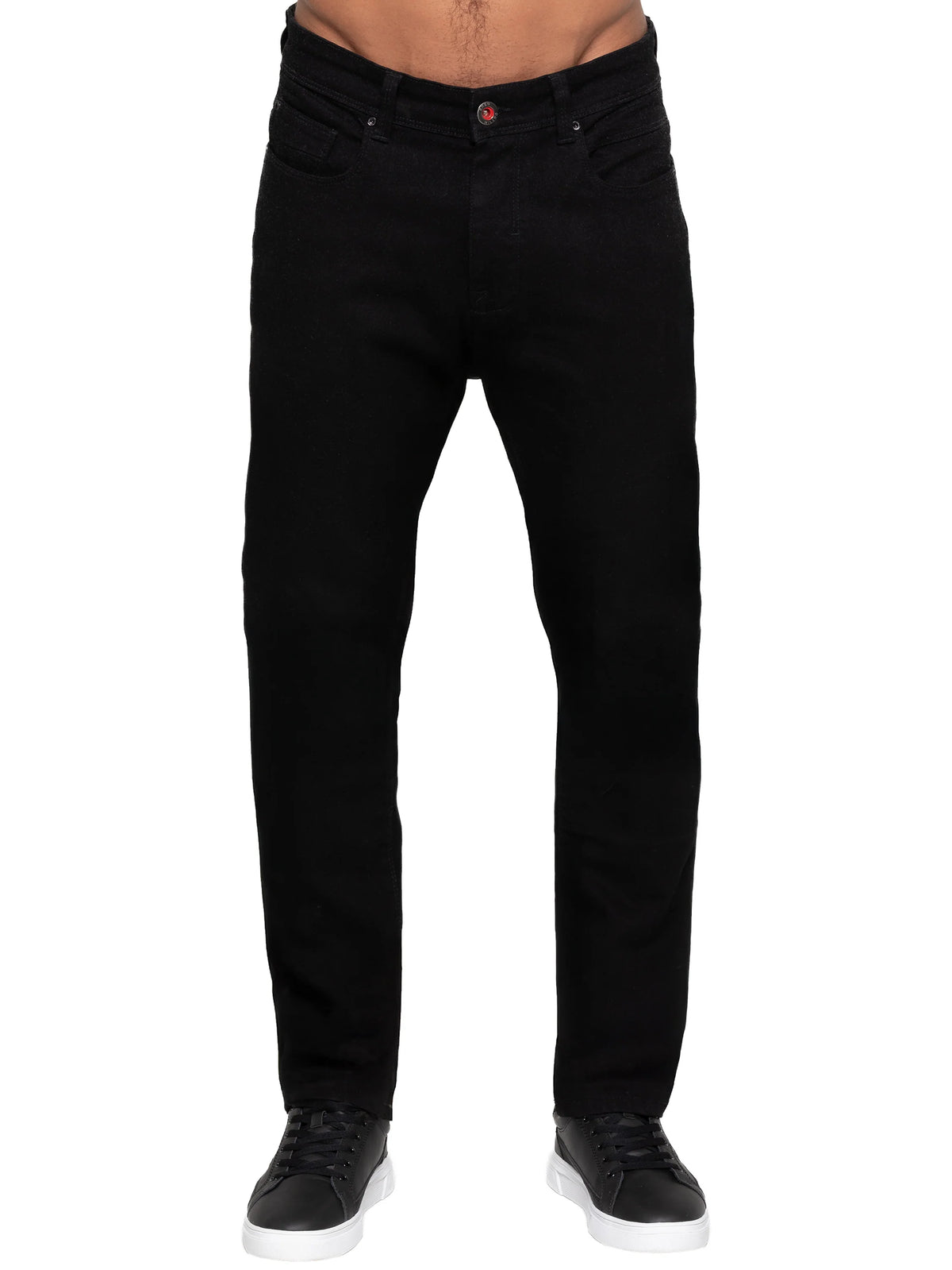 Enzo Jeans Damiano Tapered Actiflex Jeans Black