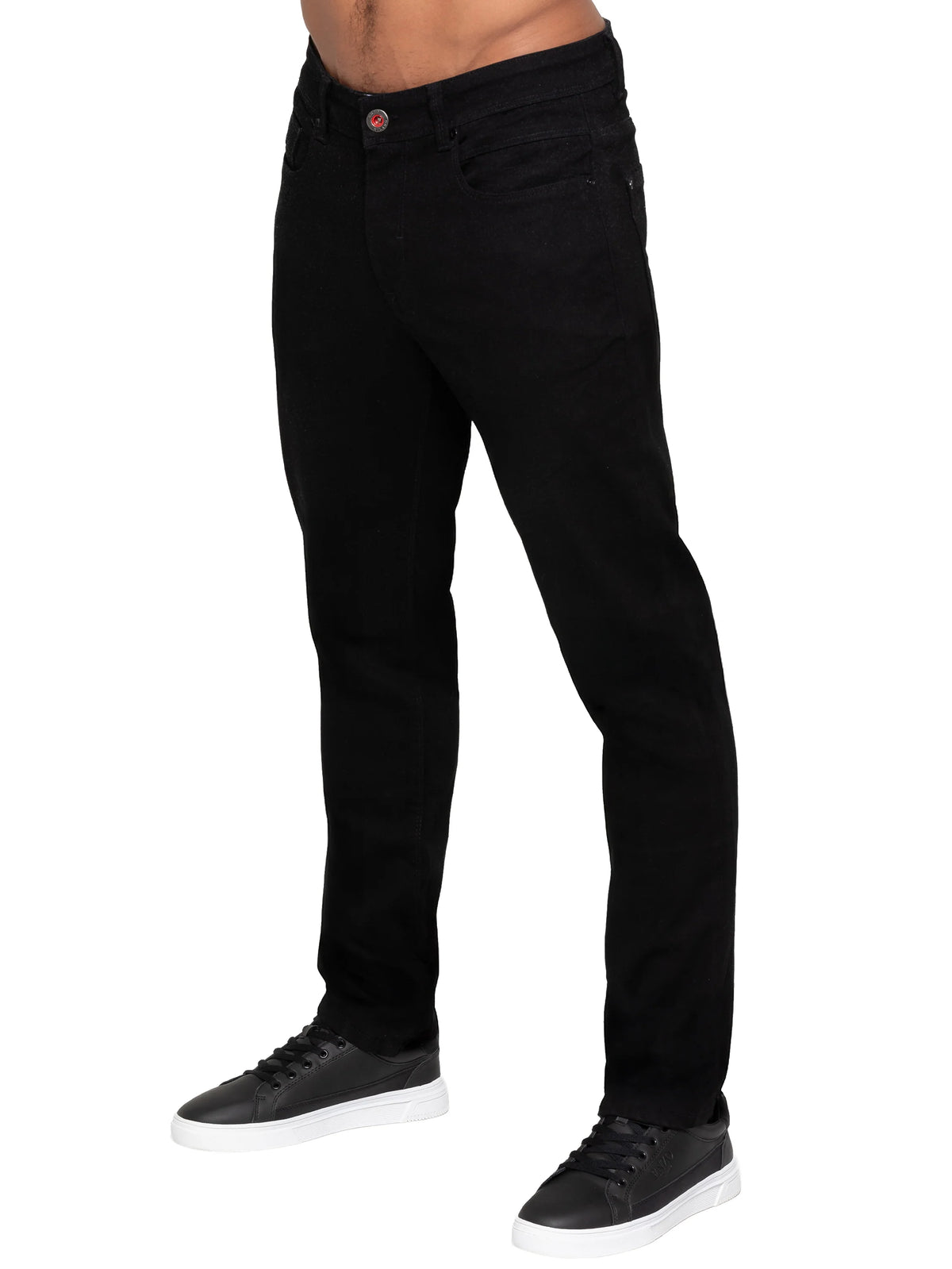 Enzo Jeans Damiano Tapered Actiflex Jeans Black