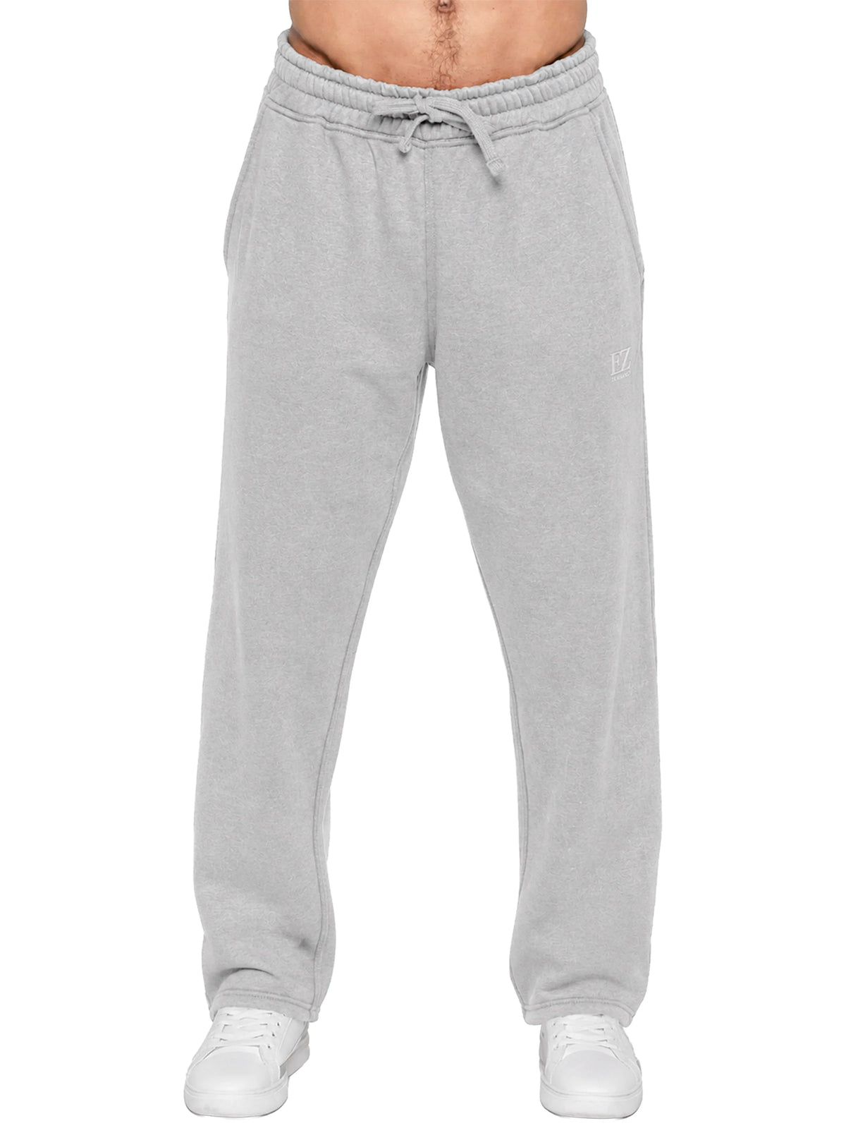 Enzo Jeans Maximo Straight Leg Joggers Light Grey