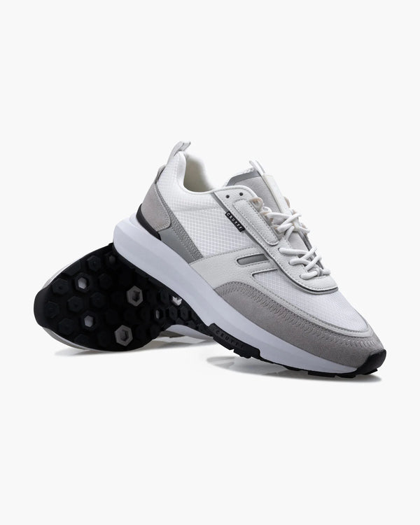 Cruyff Ambruzzia Ripstop Reflect Tumbled leather in Light Grey.