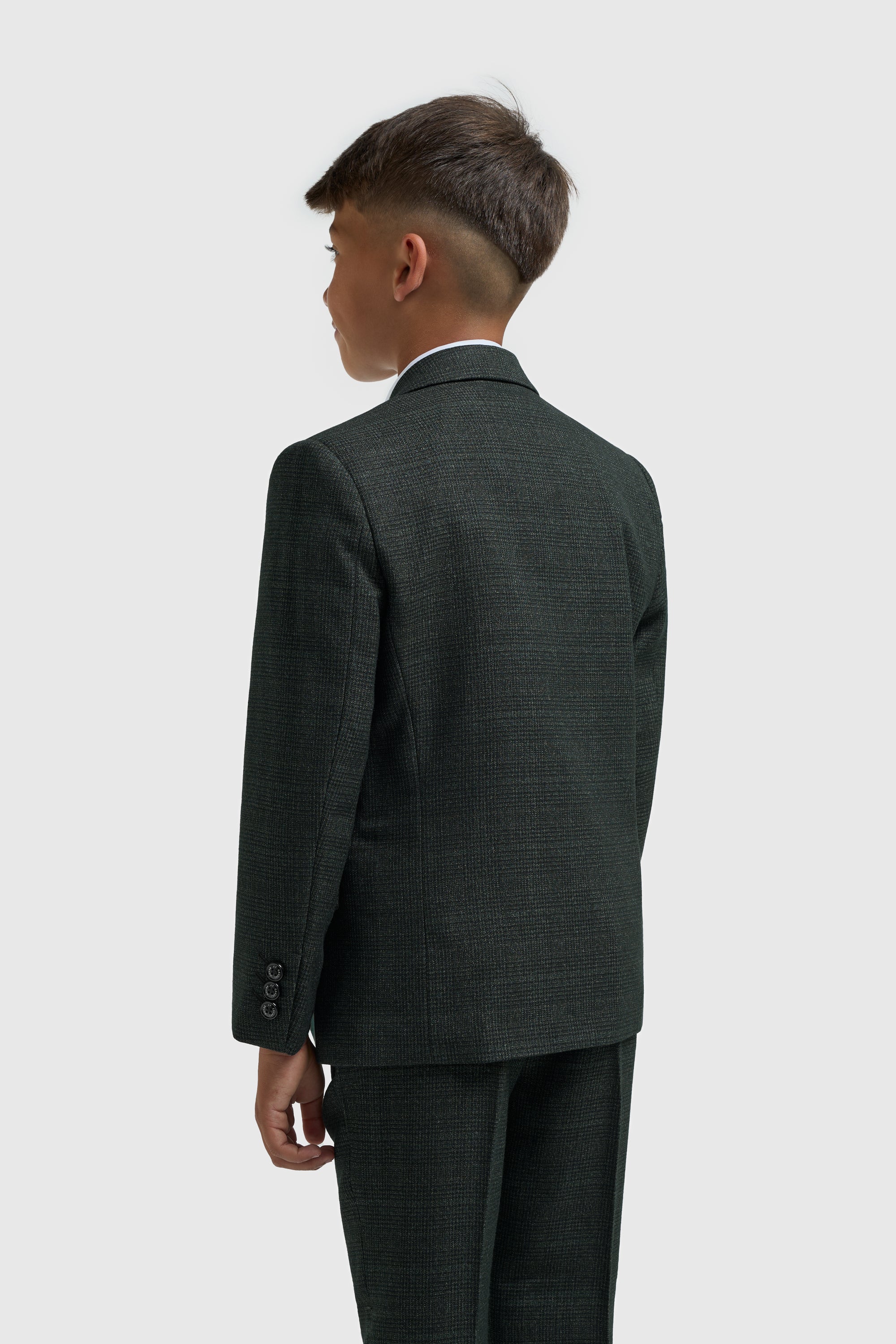 House of Cavani Boys Caridi Olive Three Piece Suit