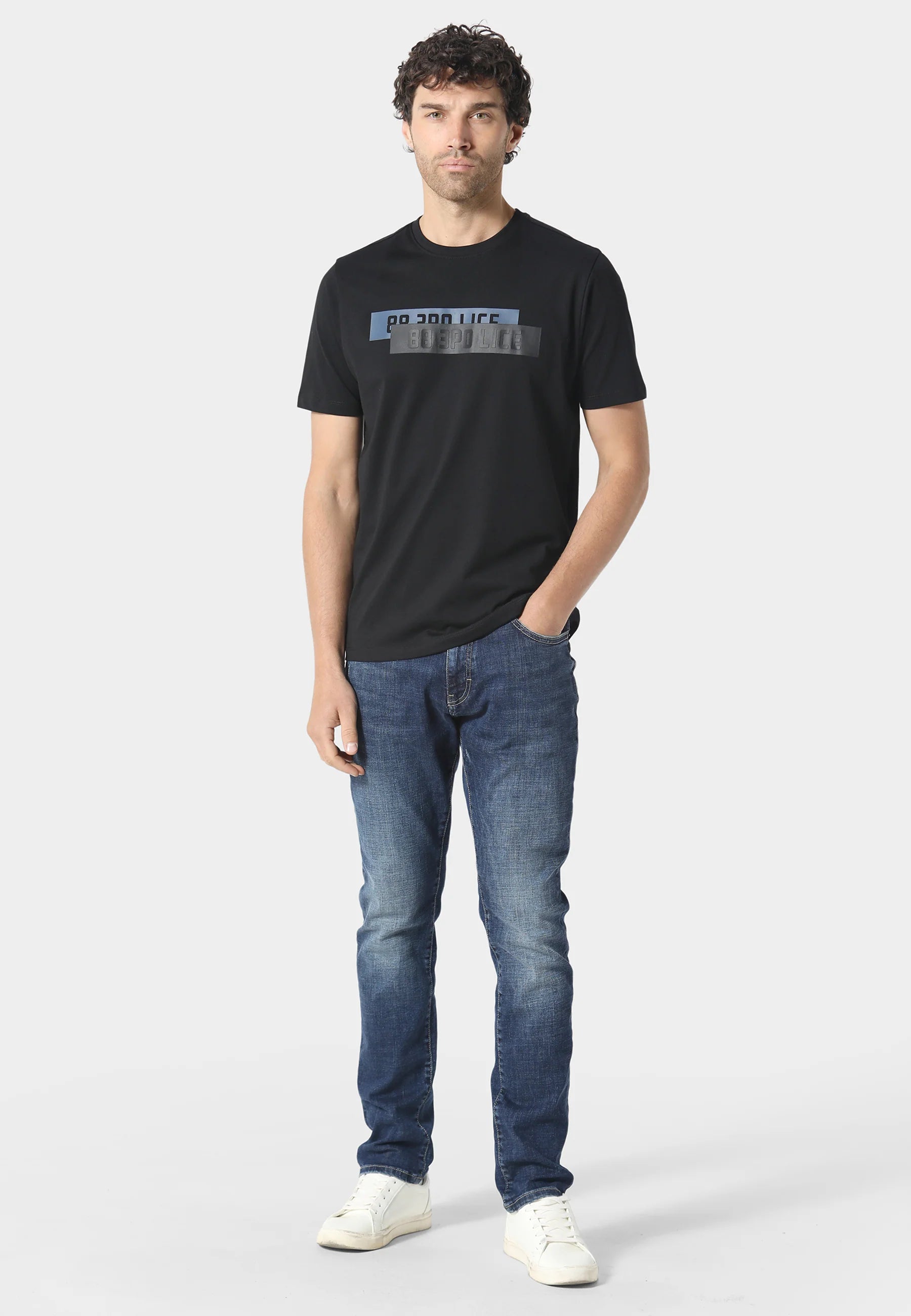 883 Police TODD 1020 Dino Slim Fit Jeans BLUE DENIM
