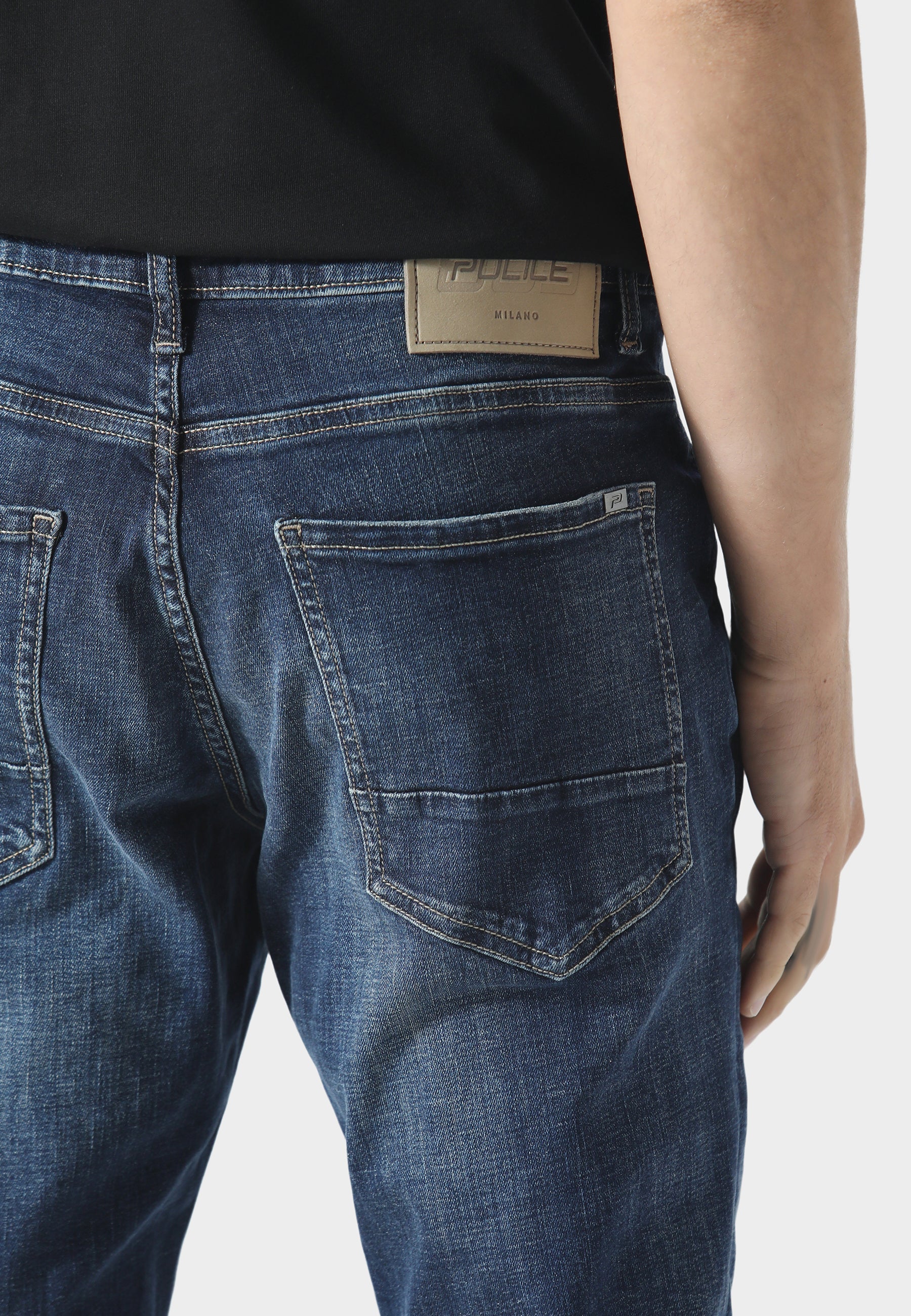 883 Police TODD 1020 Dino Slim Fit Jeans BLUE DENIM