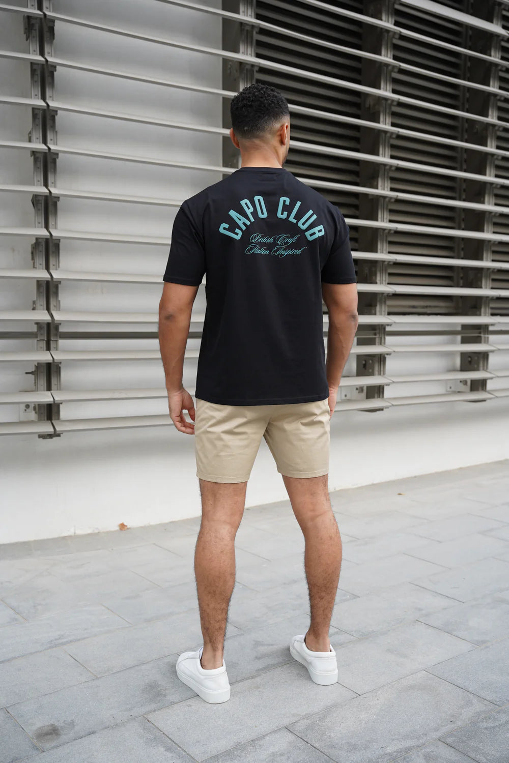 Capo Club Script T-Shirt COLOUR Black/Green