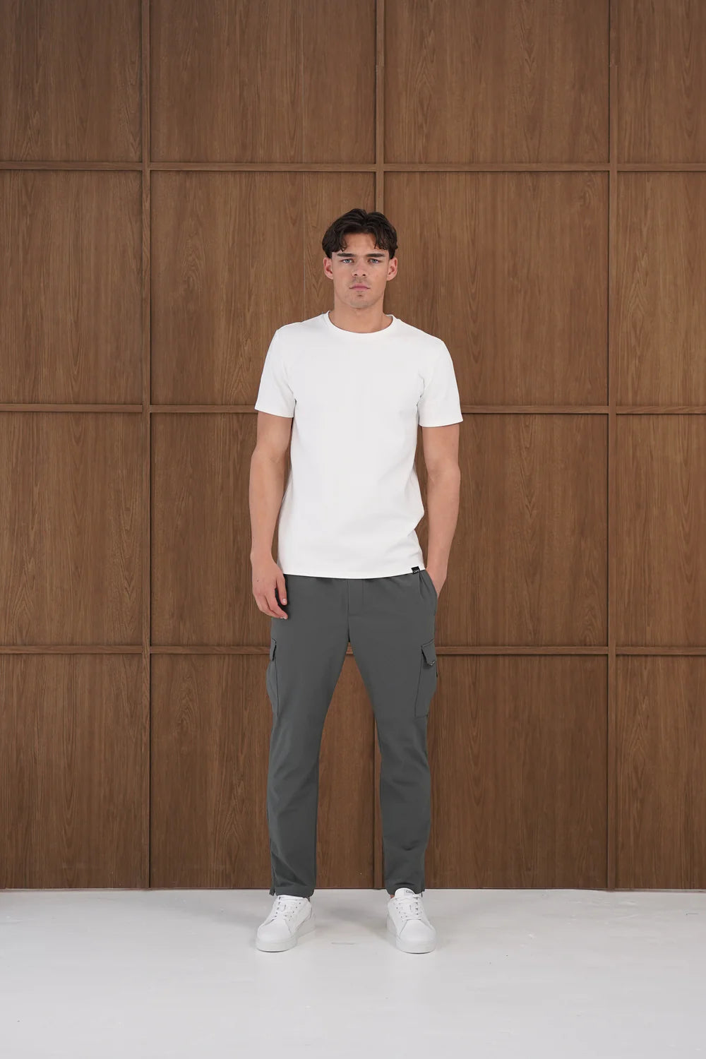 Capo Utility Regular Cargo Pants - CHARCOAL