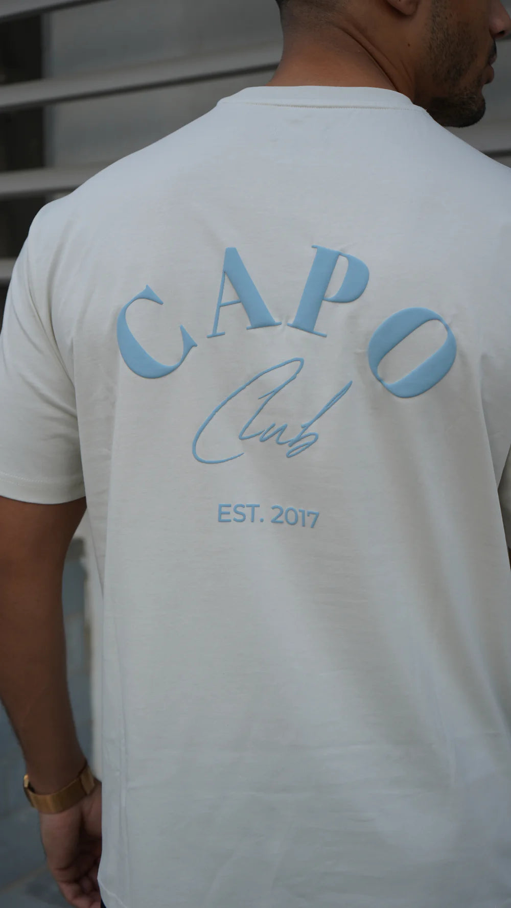 Capo Beach Club Relaxed Fit T-Shirt COLOUR Ecru