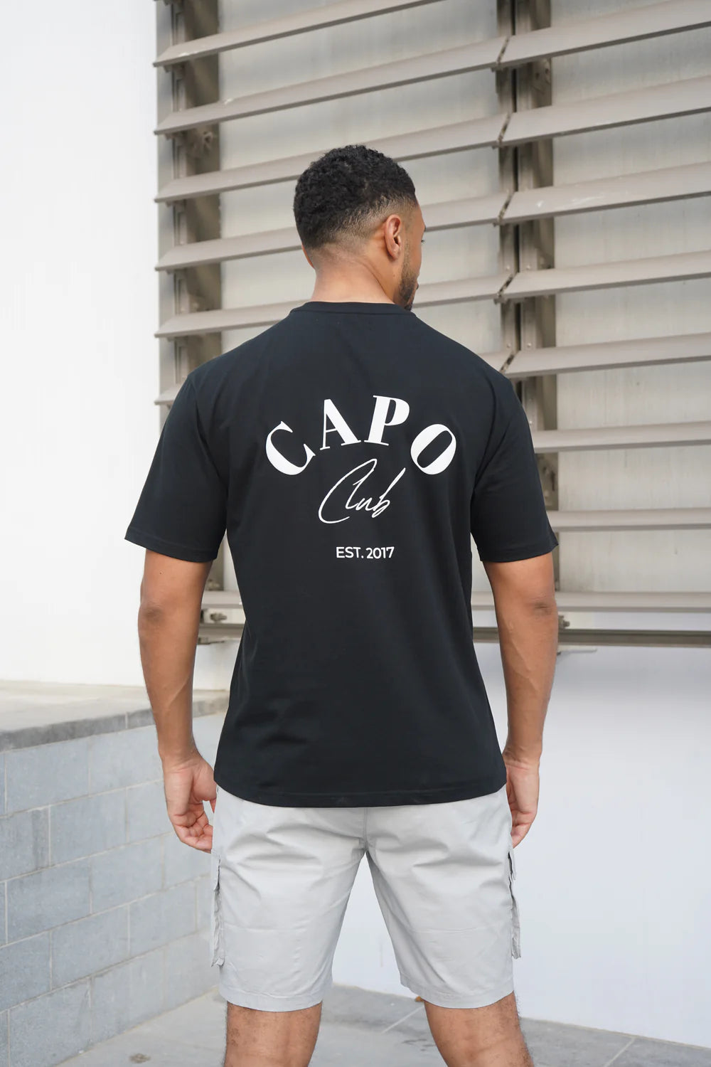 Capo Beach Club T-Shirt - BLACK