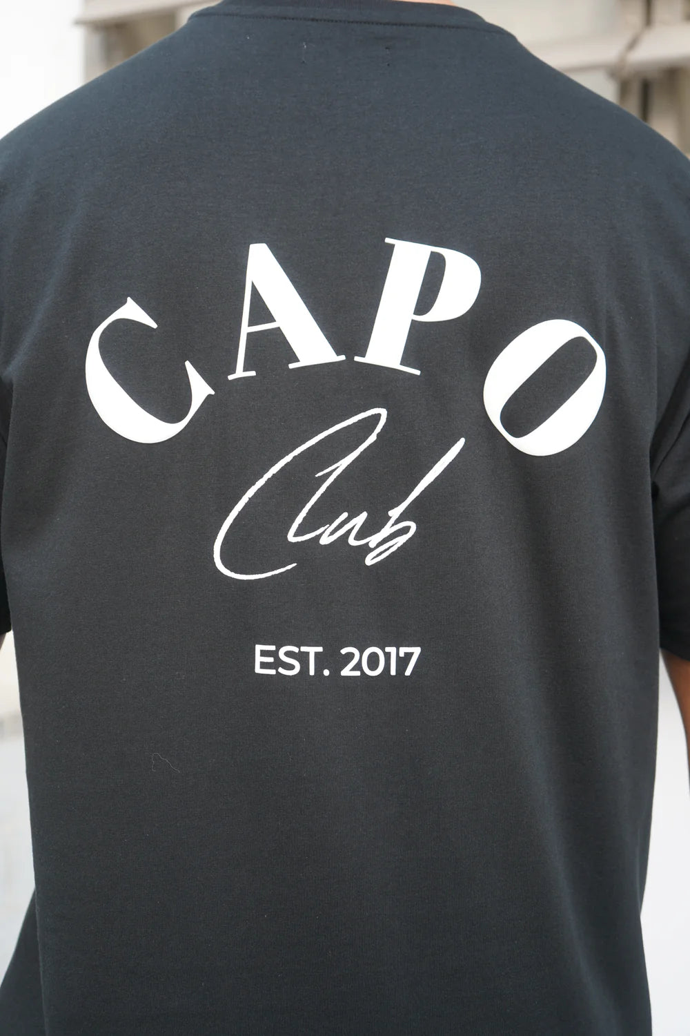 Capo Beach Club T-Shirt - BLACK