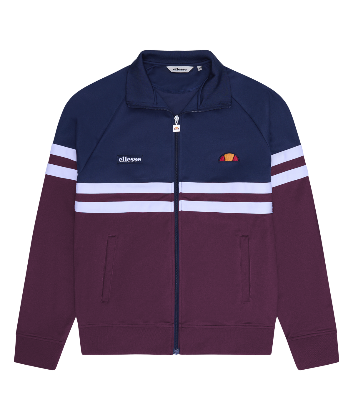Ellesse Rimini Track Top Burgundy/Navy