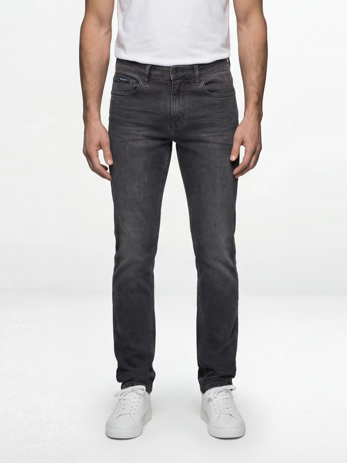 Mish Mash 1984 Tapered Fit Flex Active Steel Grey Jeans