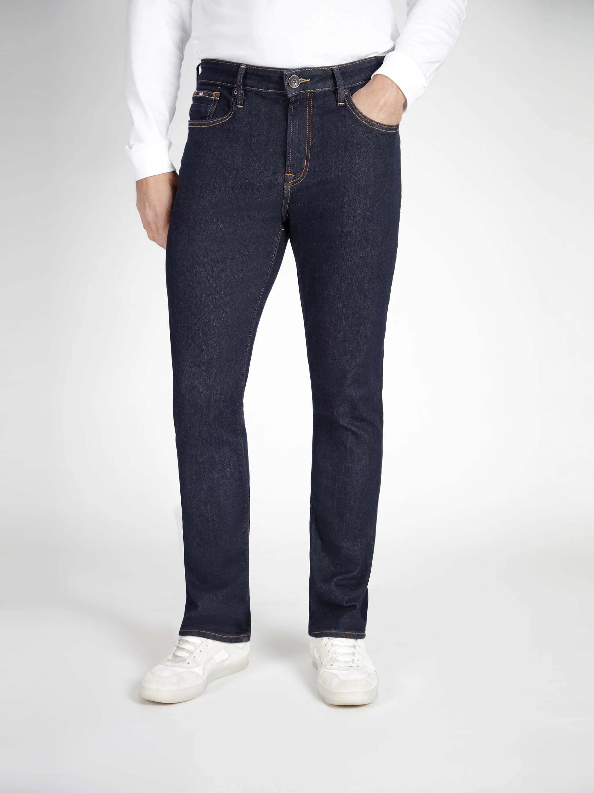 Mish Mash 1984 Tapered Fit Flex Active Natural RAW Denim BLUE Jean