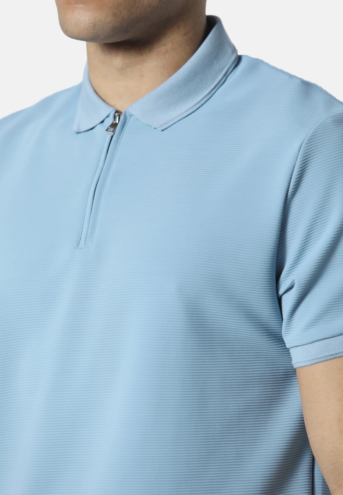 883 Police GLACE SOFT CHAMBRAY POLO SHIRT