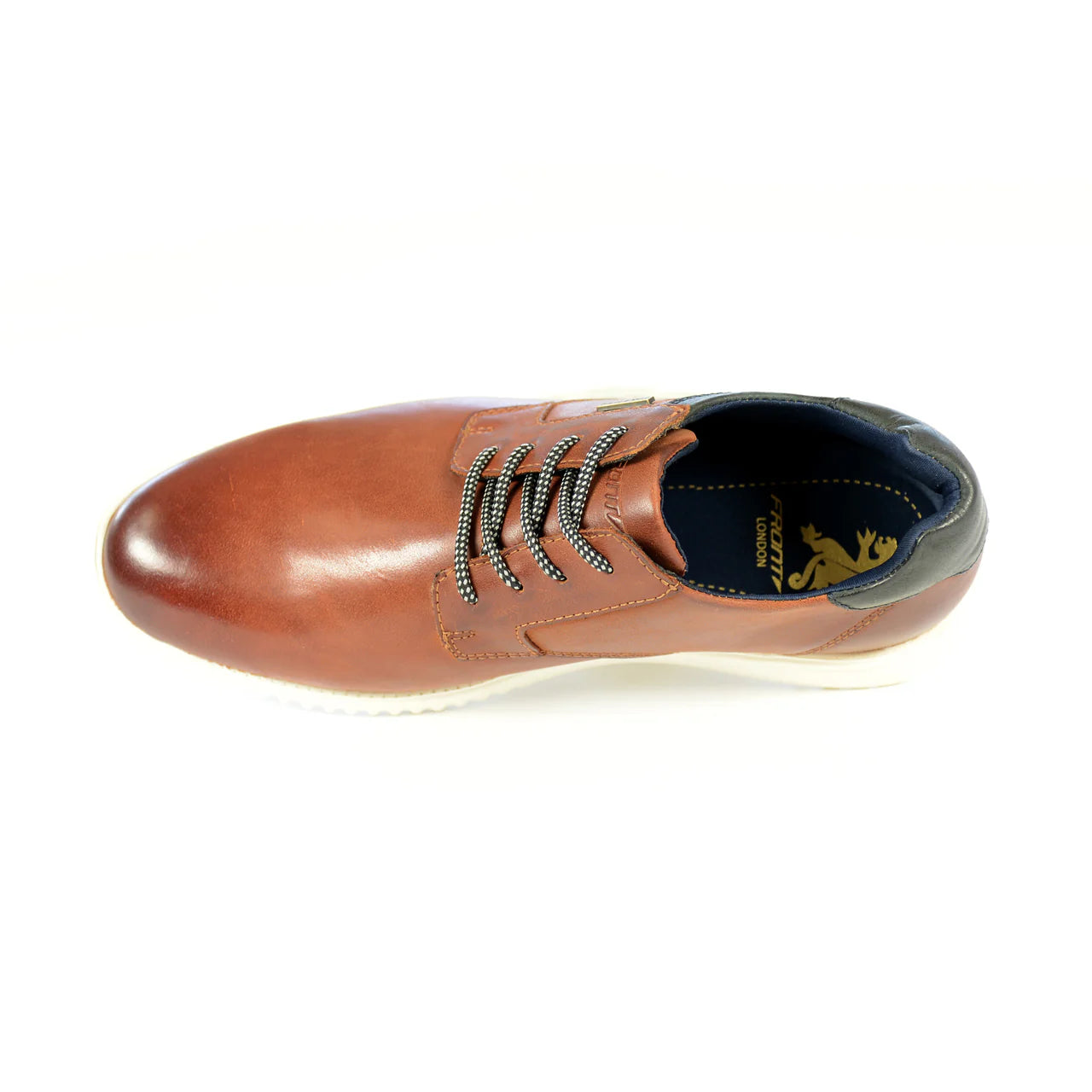 Front Gomez Sneakers premium leather TAN/NAVY
