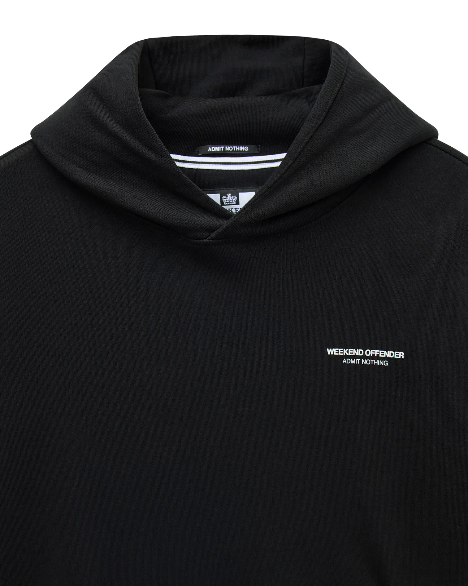 Weekend Offender Pares Hoodie Black/Ghost