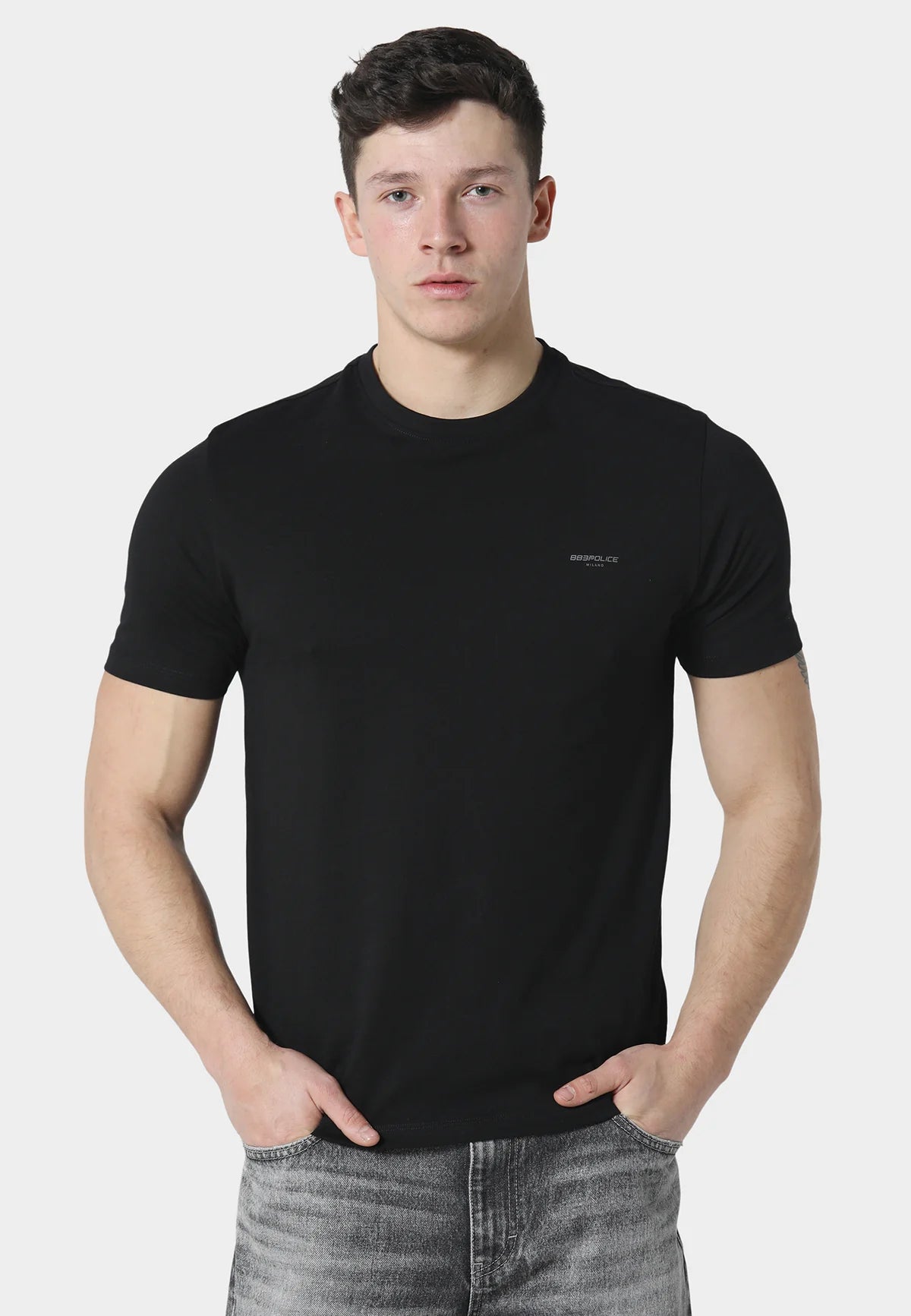 883 Police ICAS BLACK T-SHIRT