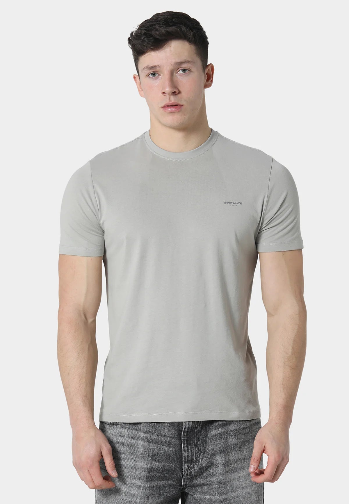 883 Police ICAS COOL GREY T-SHIRT