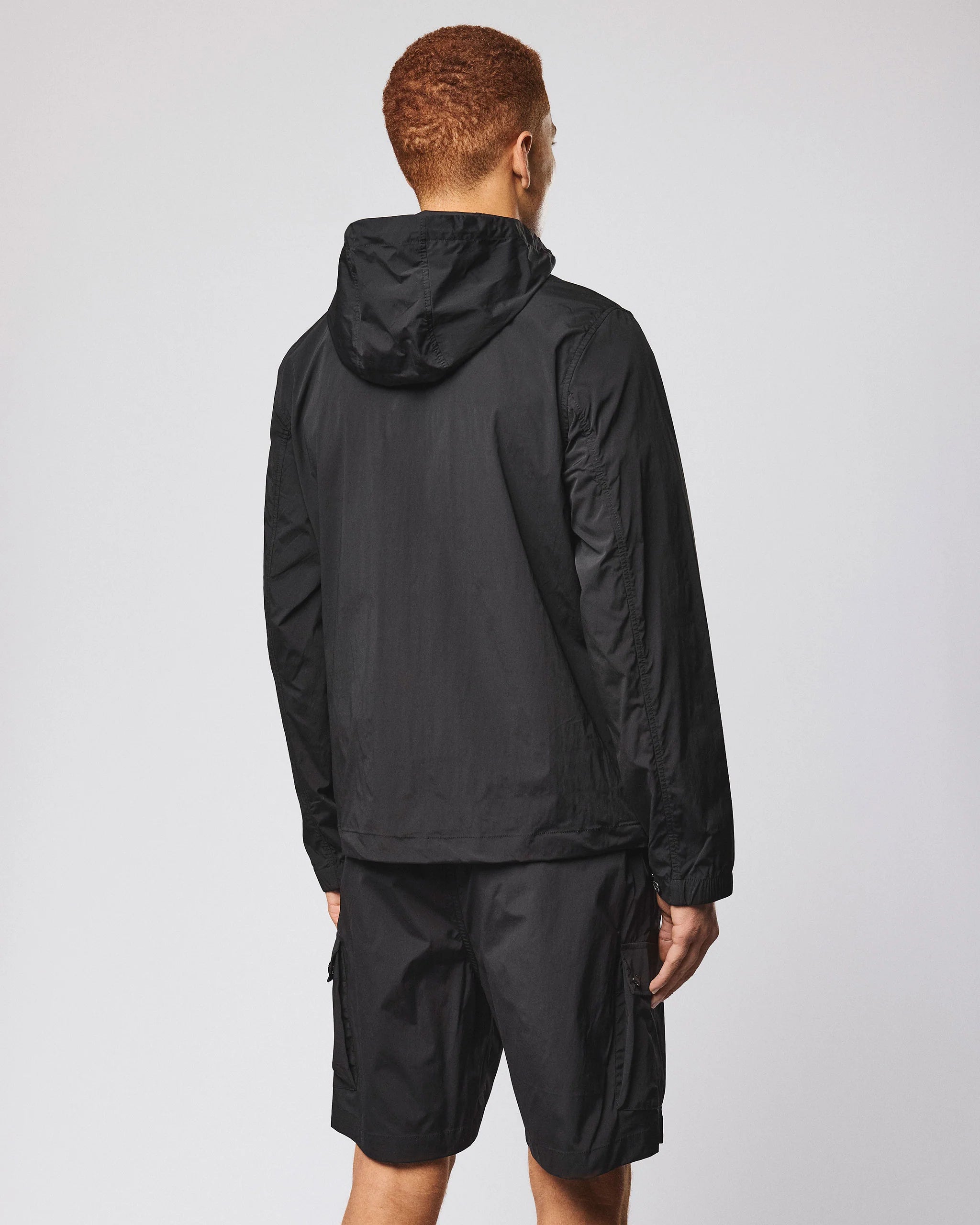 Weekend Offender Temara Technical Windbreaker Jacket Black