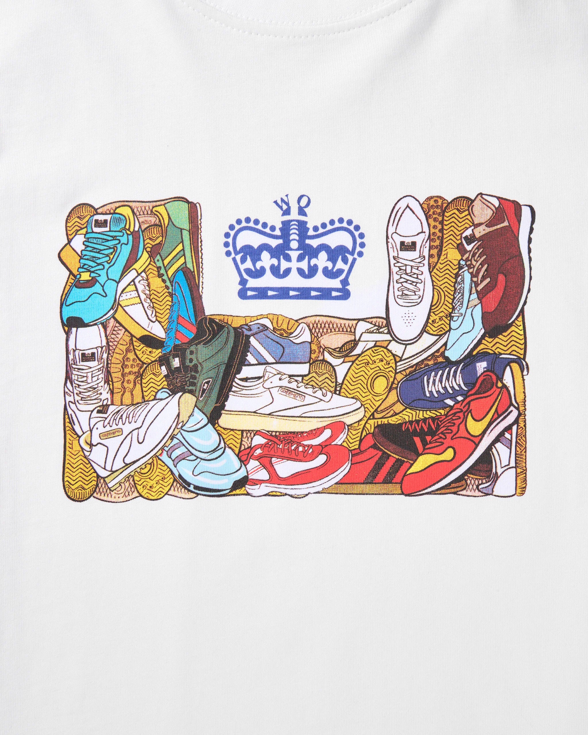 Weekend Offender Kids D'arblay Graphic T-Shirt White