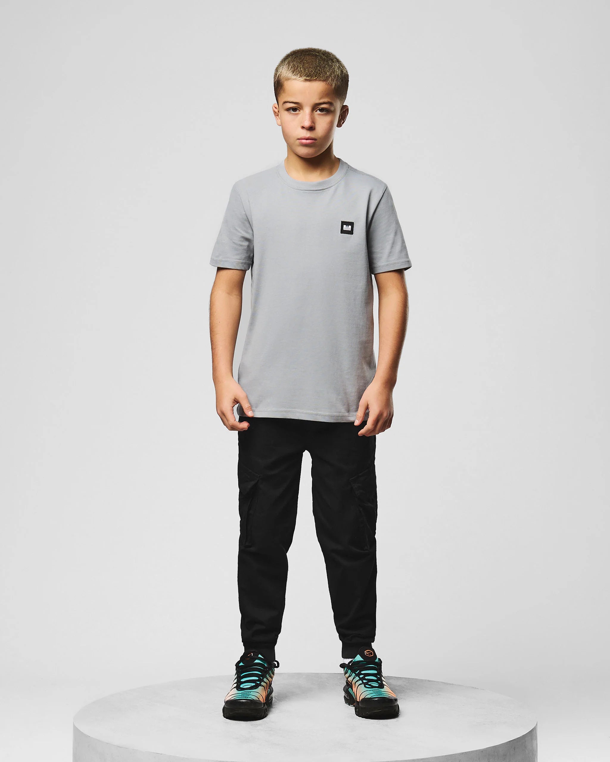 Weekend Offender Kids Brooklands T-Shirt - SMOKEY GREY