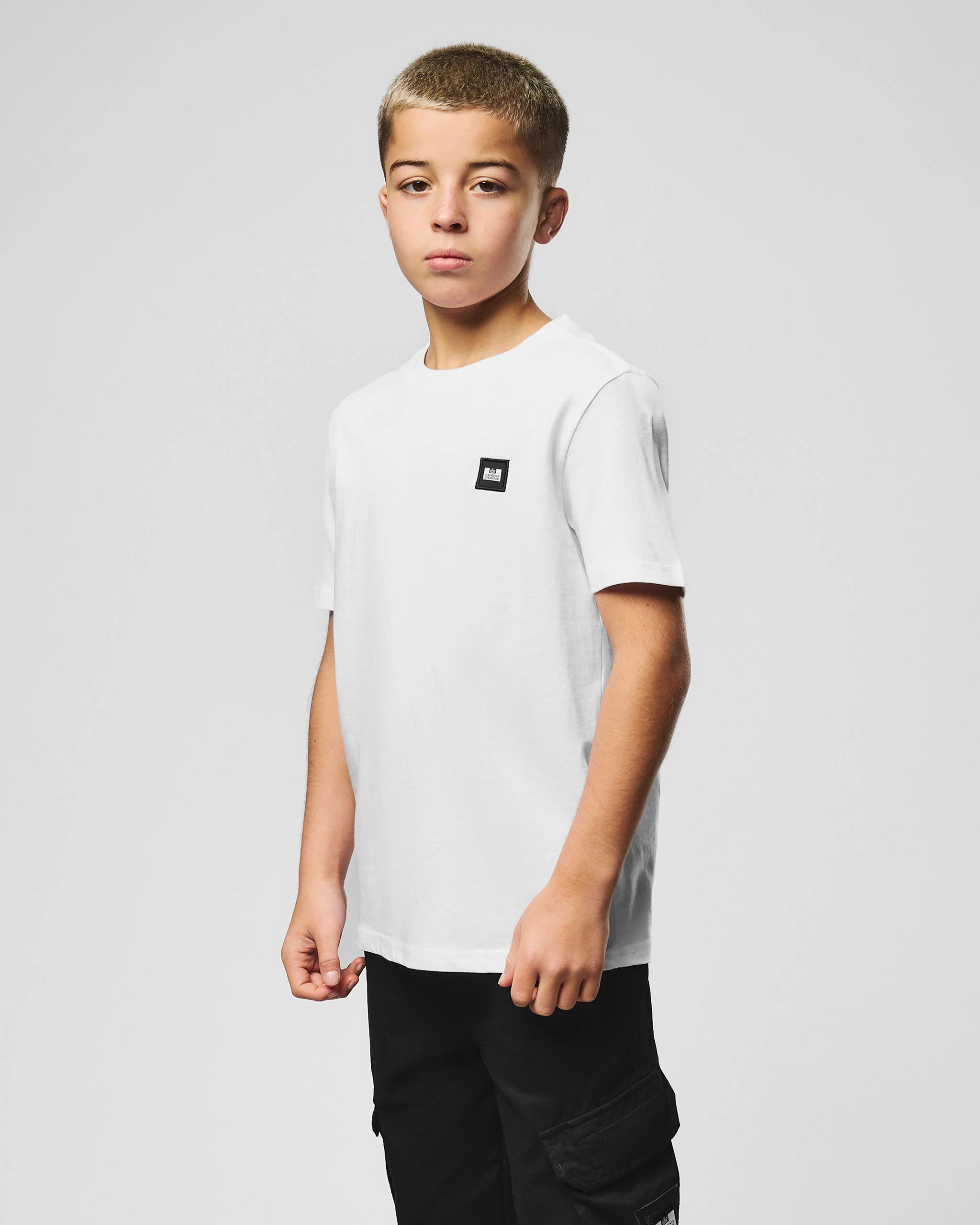 Weekend Offender Kids Brooklands T-Shirt - WHITE