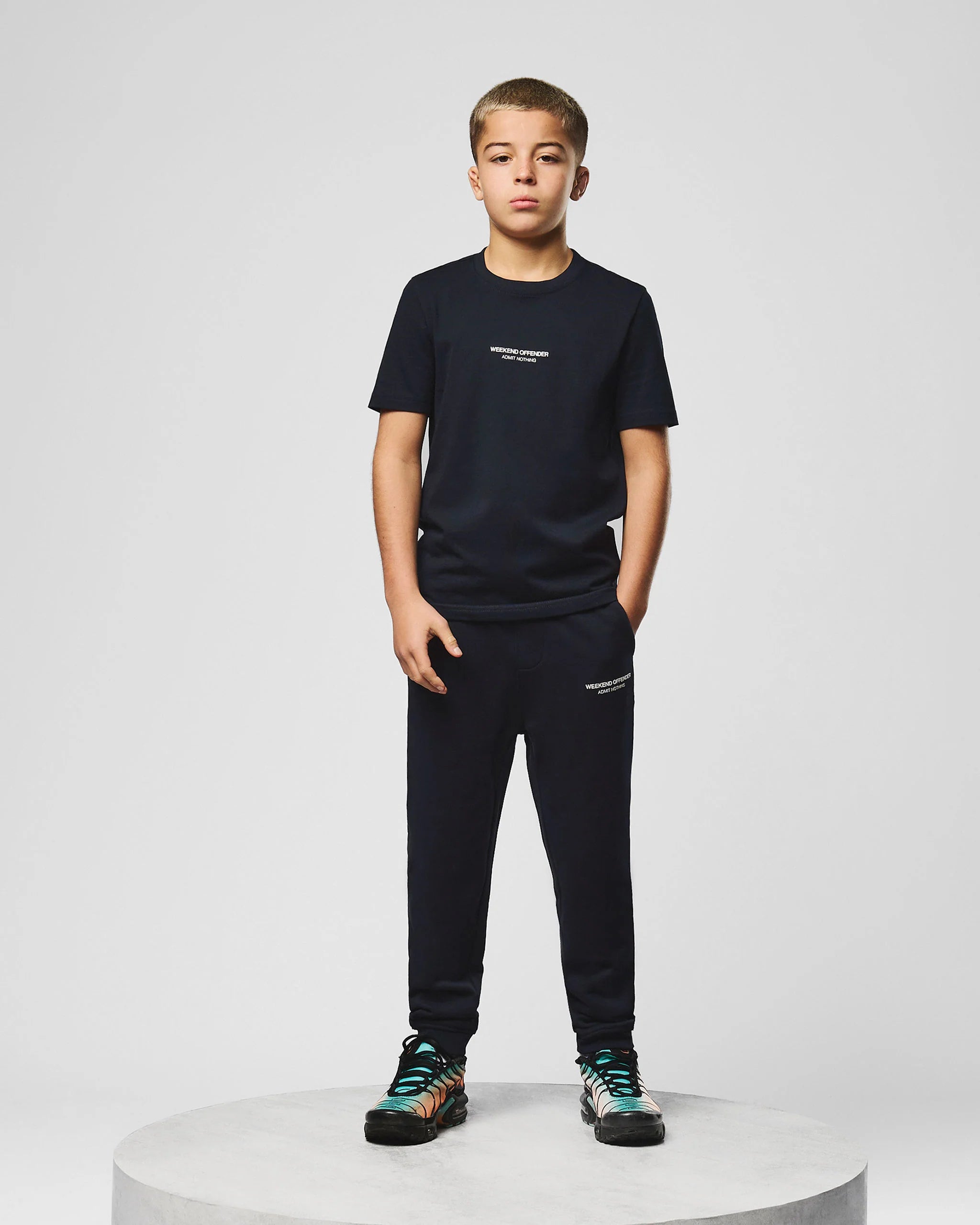 Weekend Offender Kids Millergrove T-Shirt Navy/White