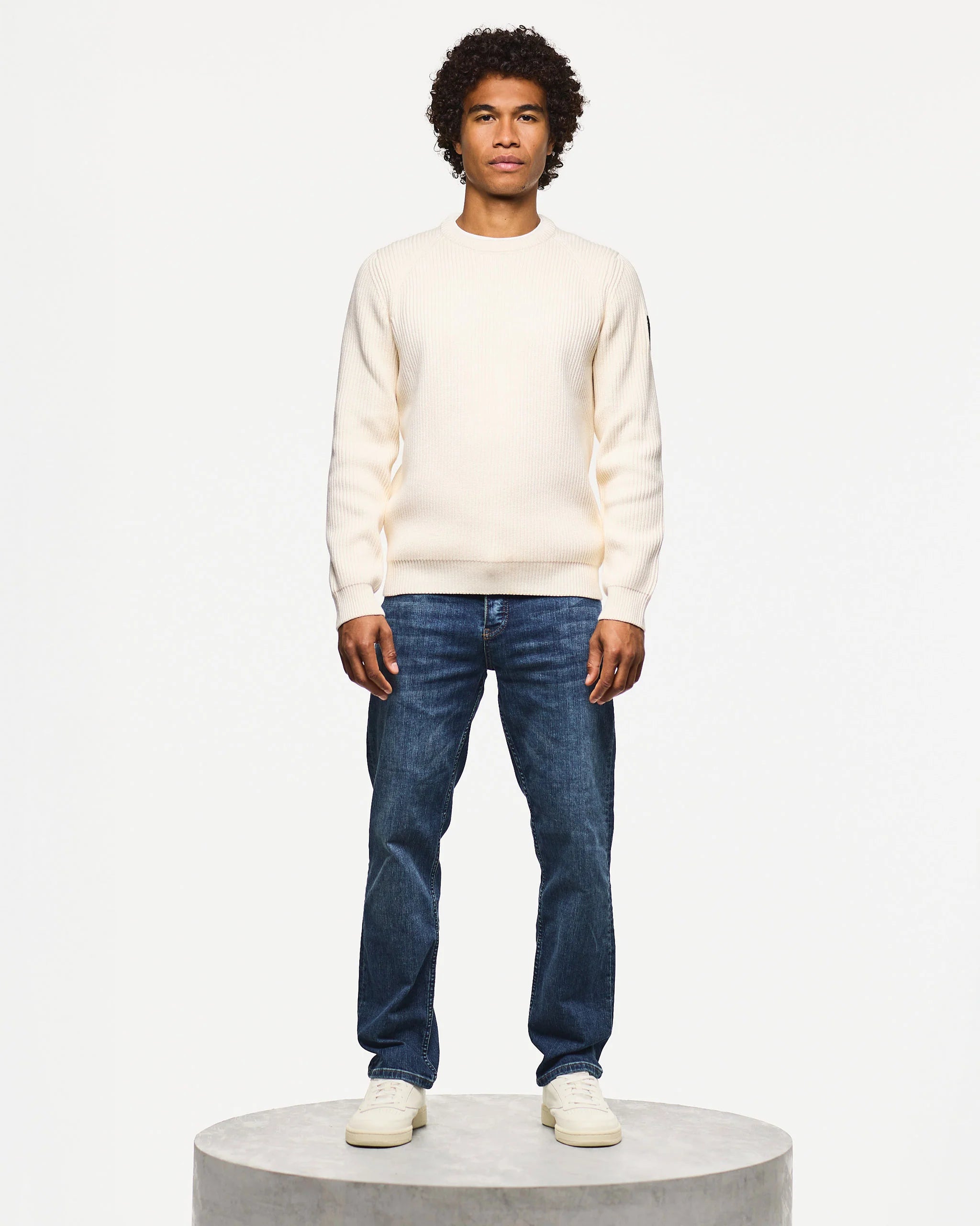 Weekend Offender Morello Knit Jumper — Ivory