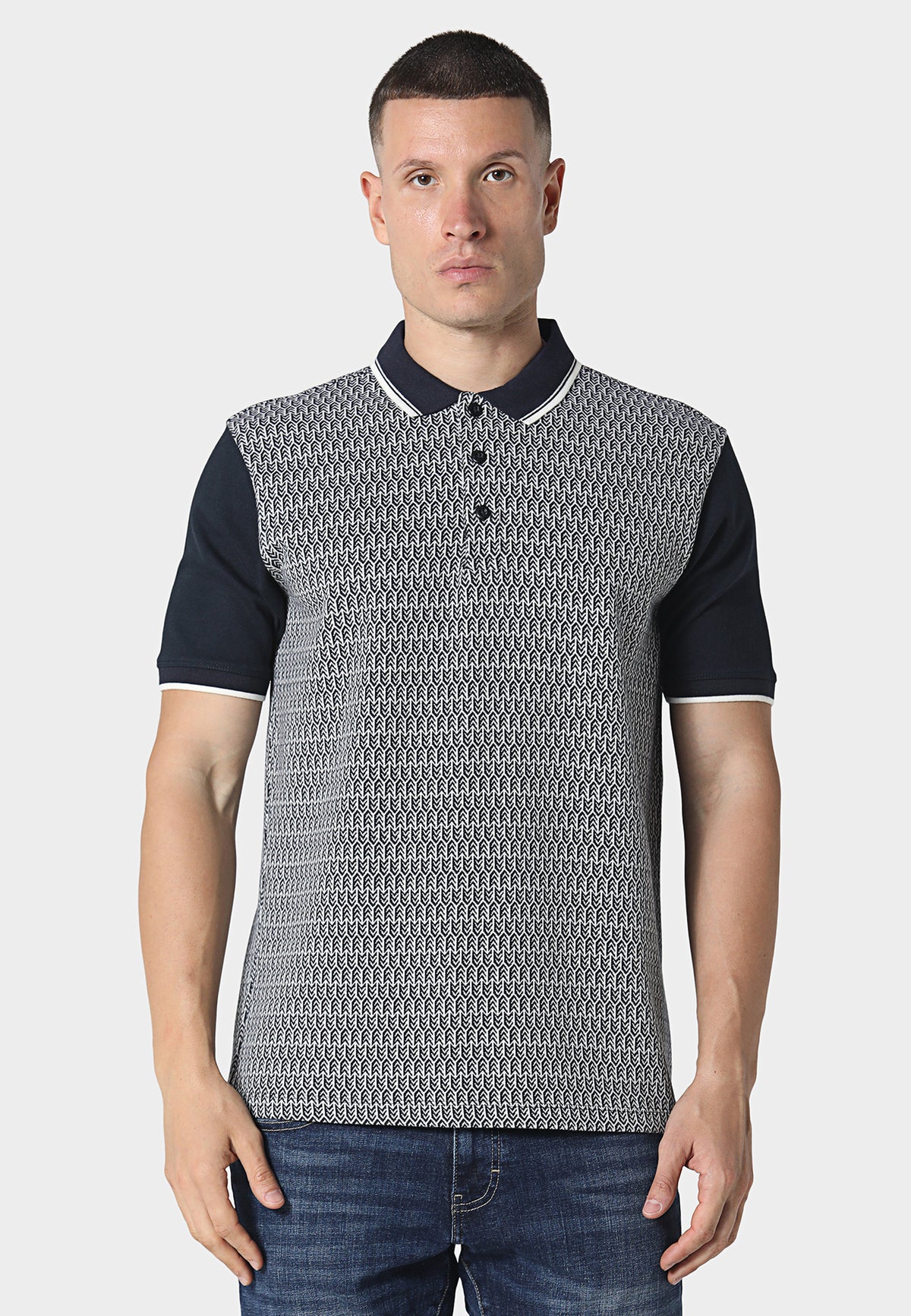 883 Police Lept Classic Polo Shirt Navy