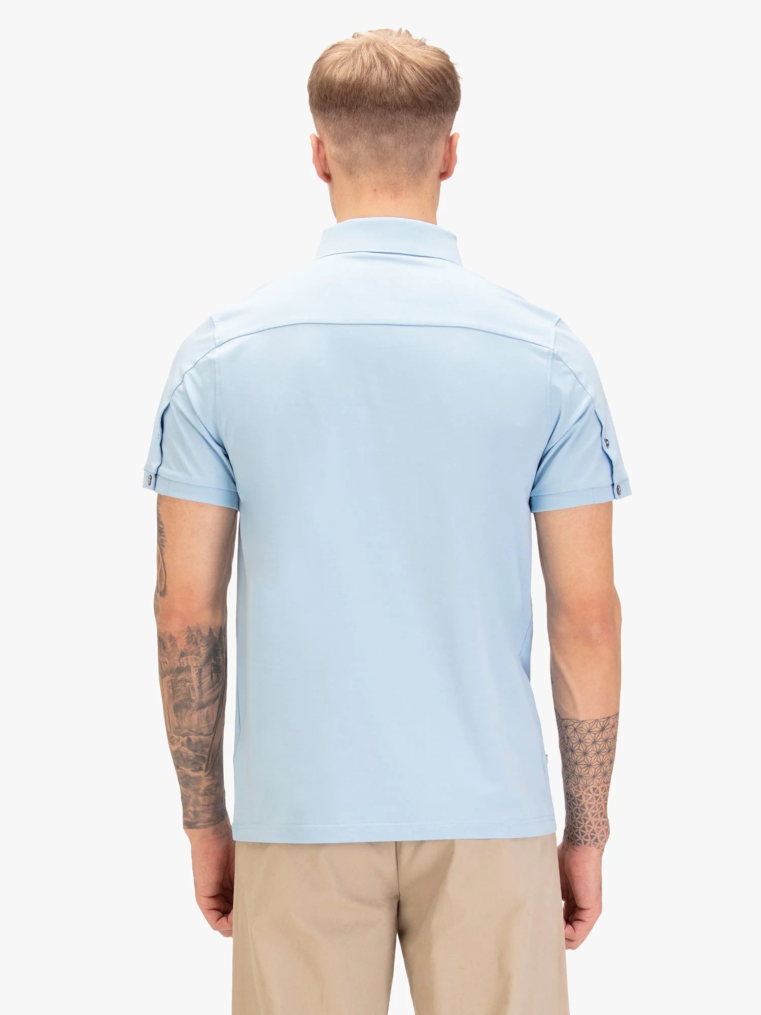 Luke Est 1977 MACAU PREMIUM MODAL POLO - SKY BLUE