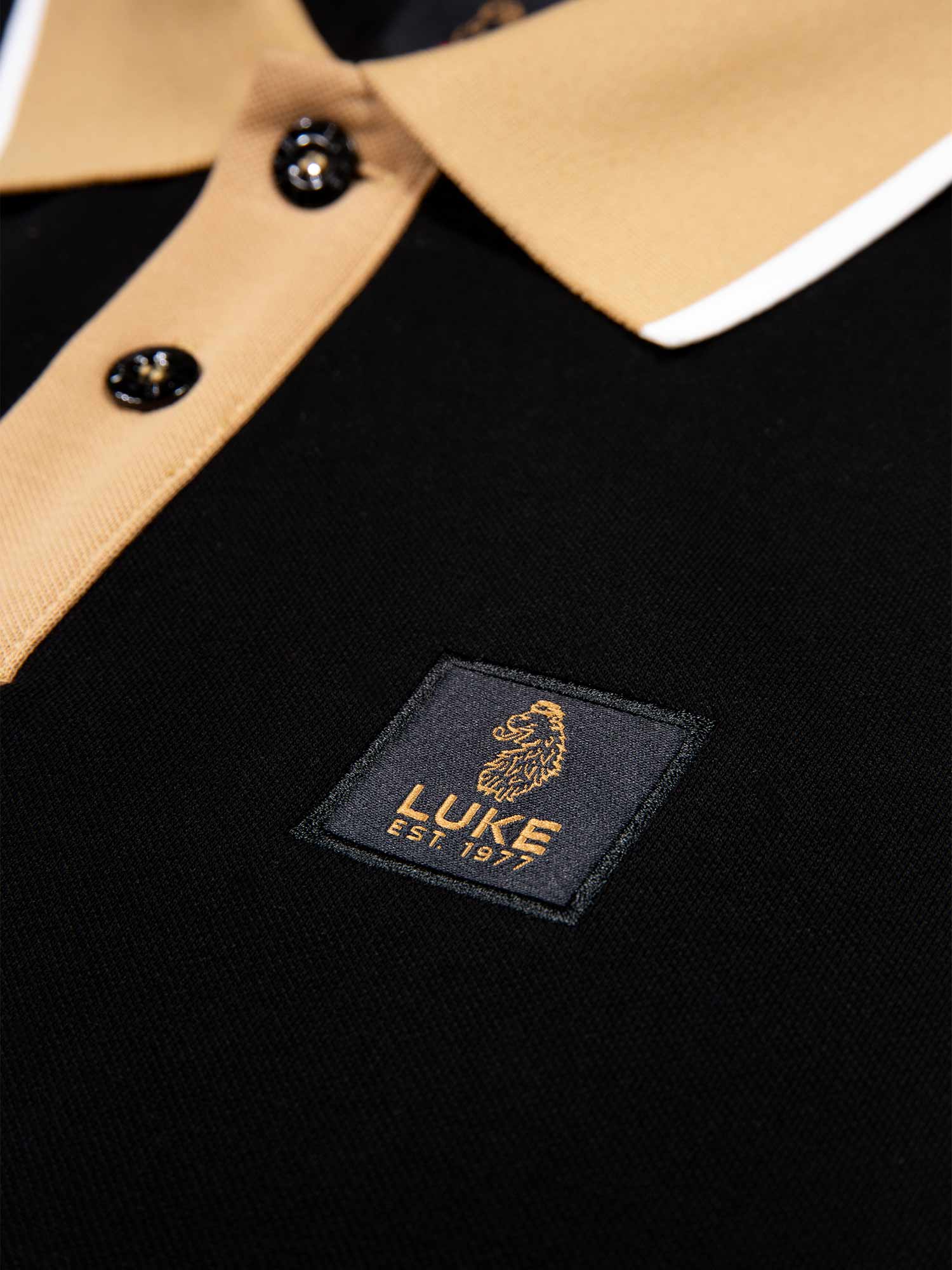 Luke Est 1977 SADDLEWORTH POLO - BLACK