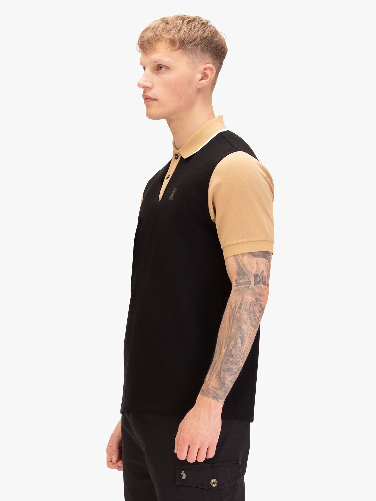 Luke Est 1977 SADDLEWORTH POLO - BLACK