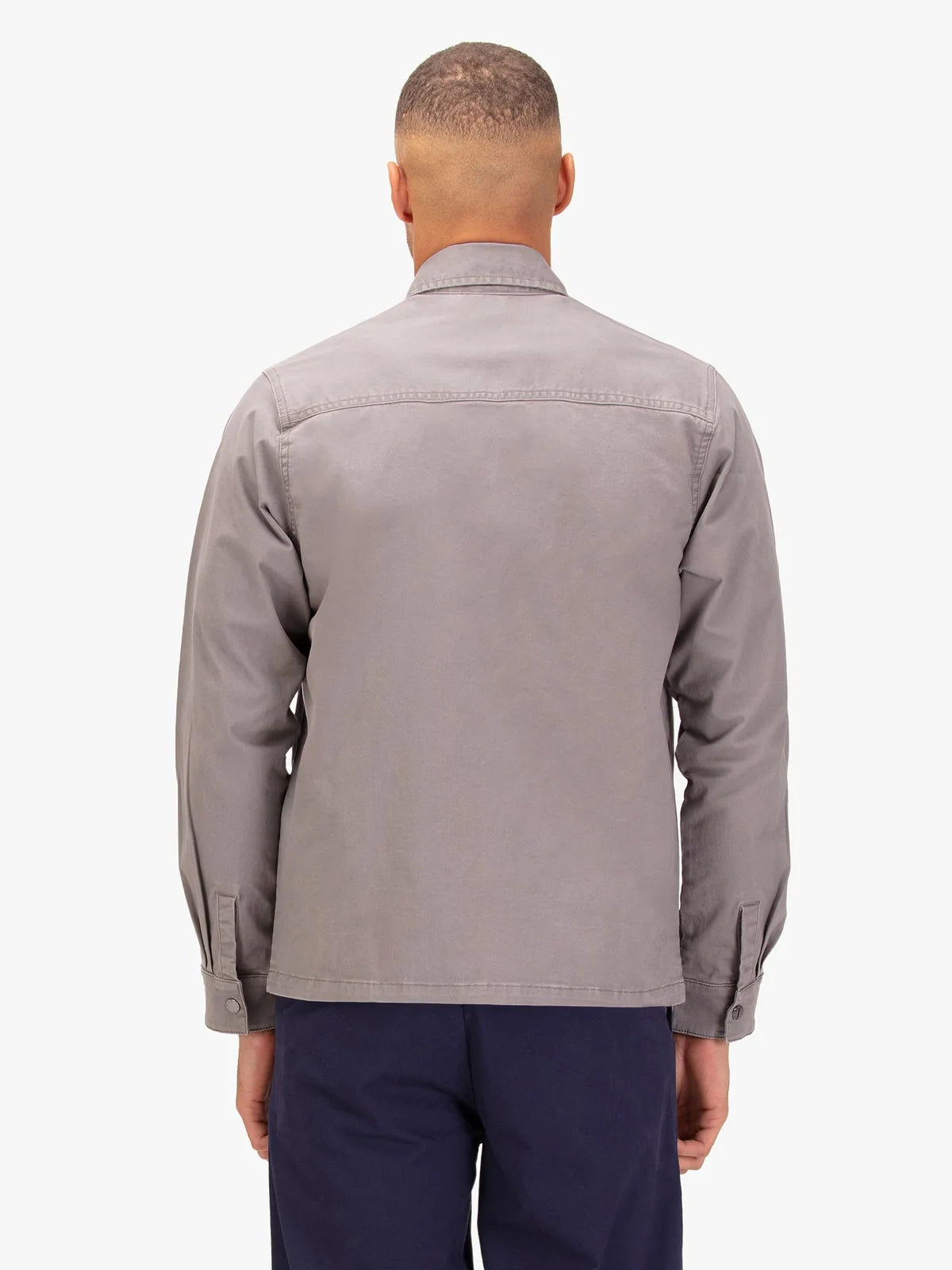 Luke Est 1977 corinth shacket overshirt - concrete