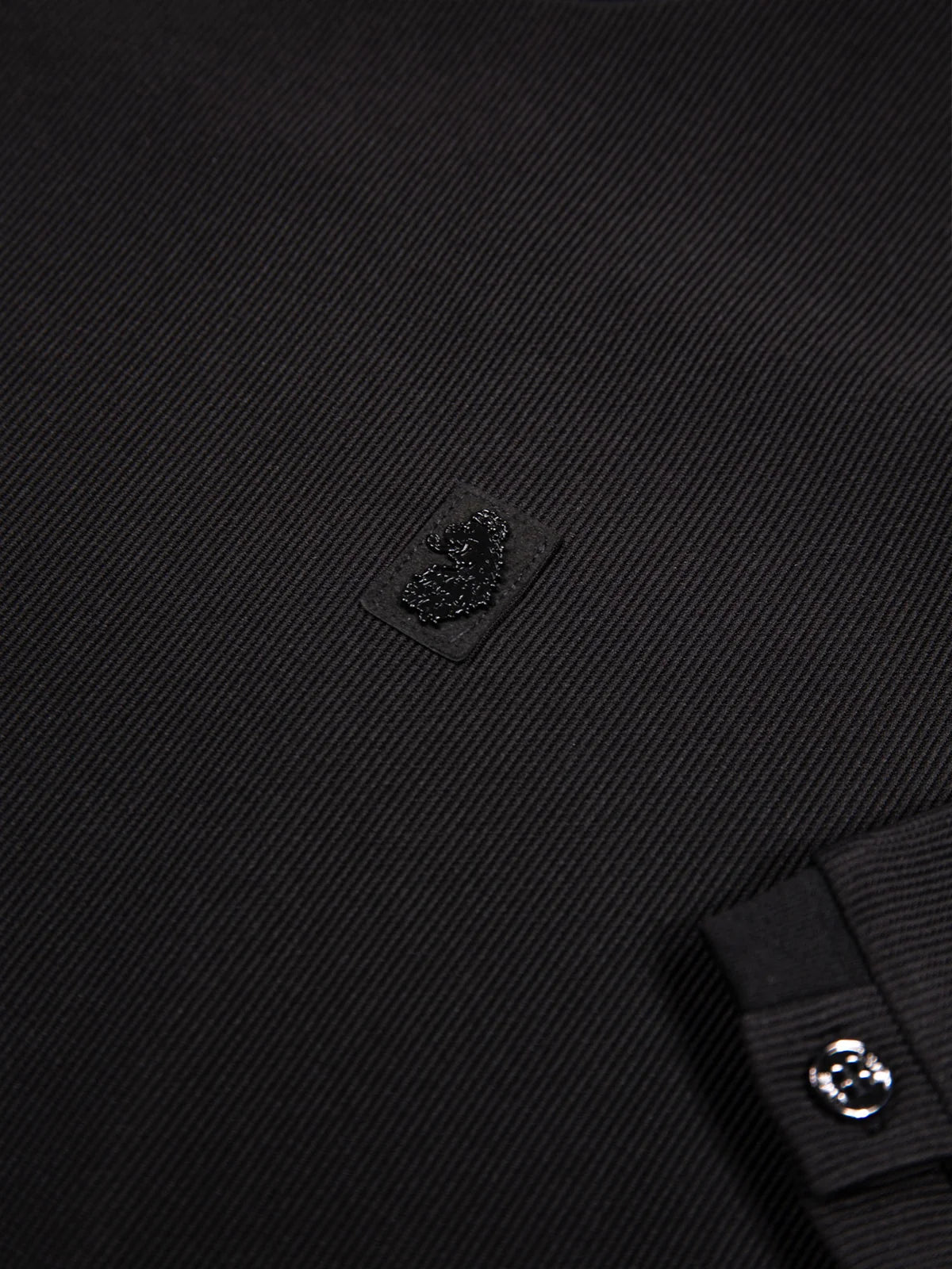 Luke Mainline keswick ribbed modal t-shirt - black