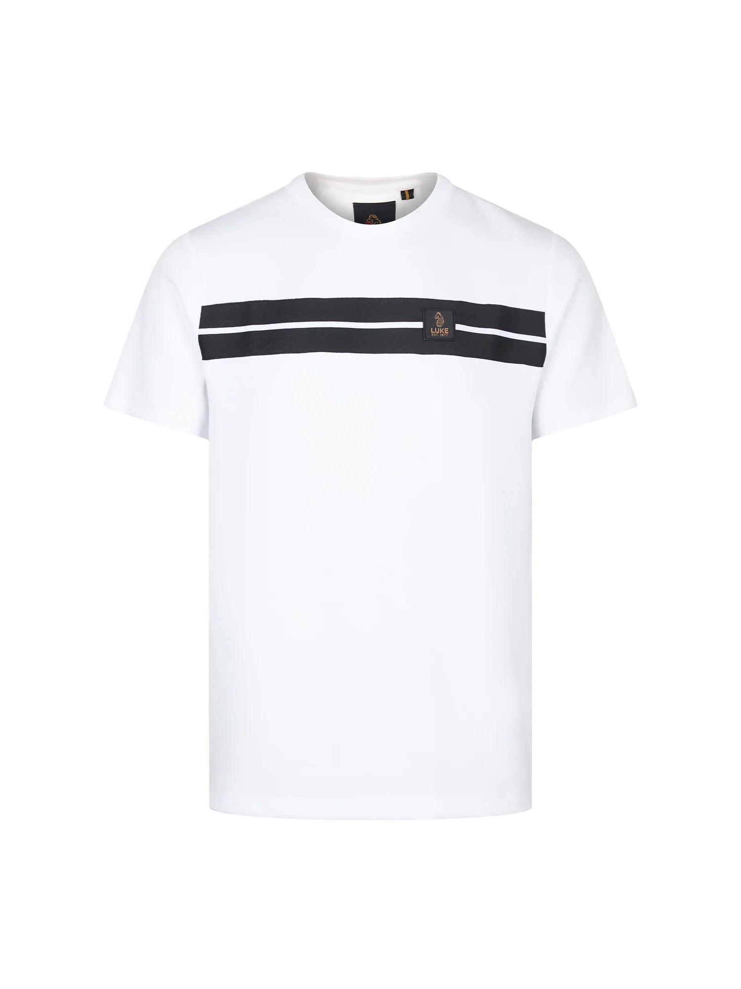 Luke Est 1977 HOPKINS 1000 T-SHIRT - WHITE/BLACK