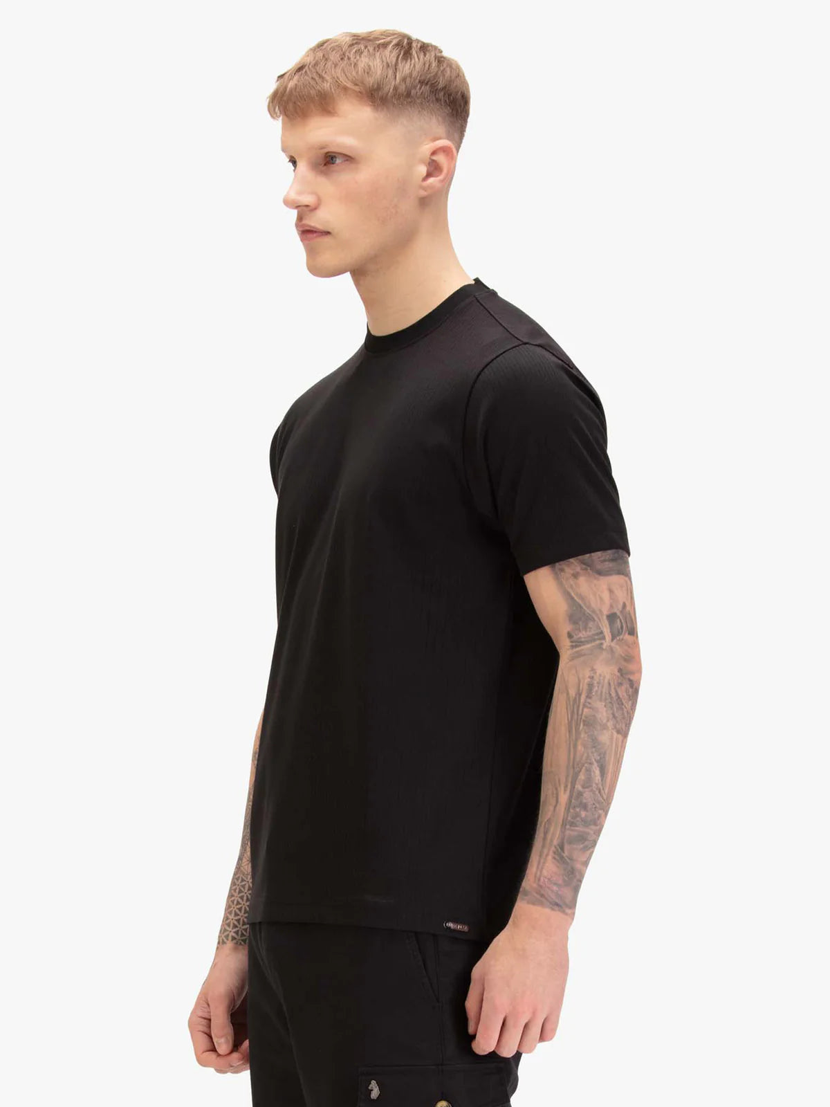 Luke Est 1977 theo ribbed t-shirt - Black
