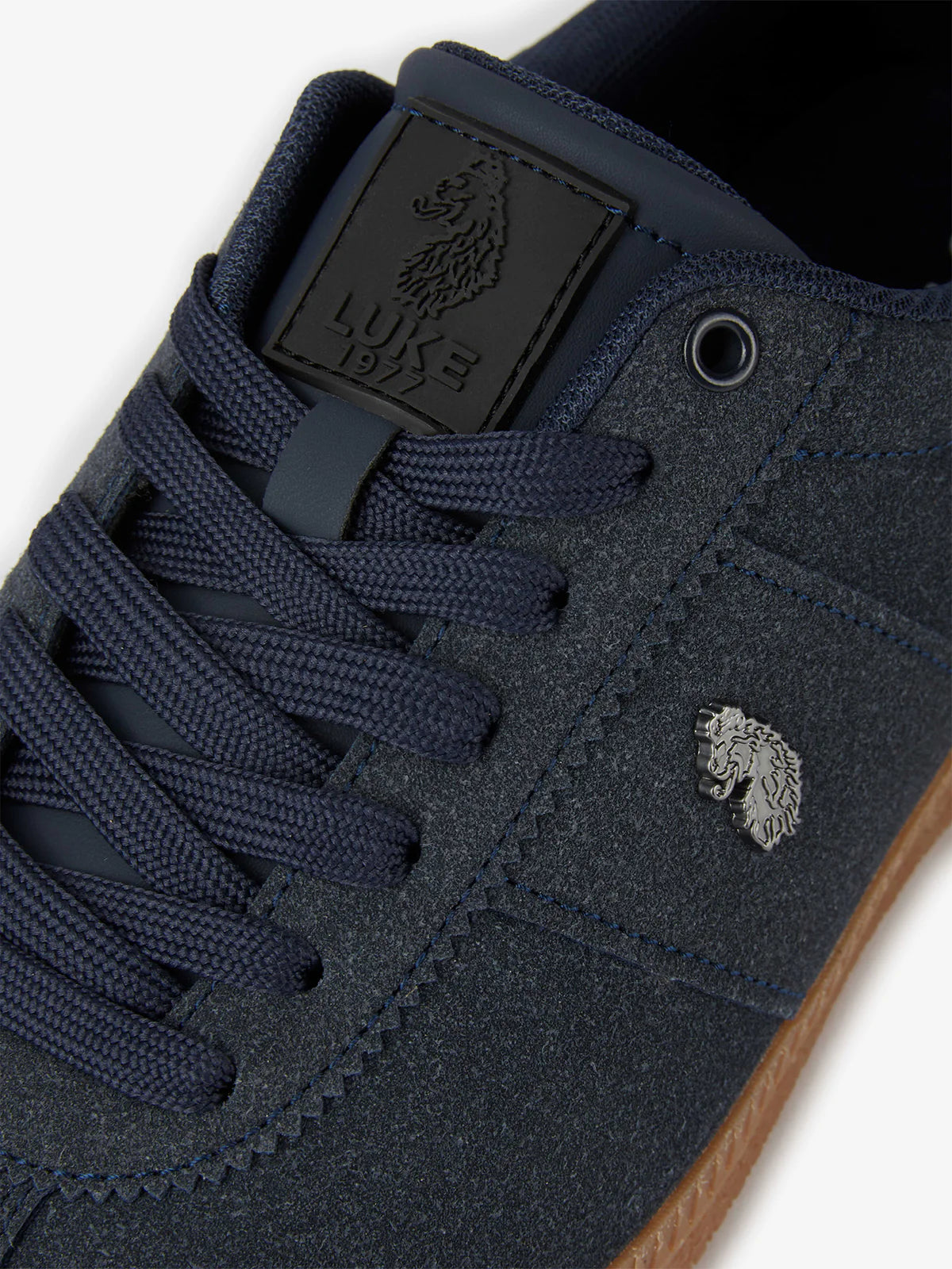 Luke Footwear imparla microsuede trainers - DARK NAVY